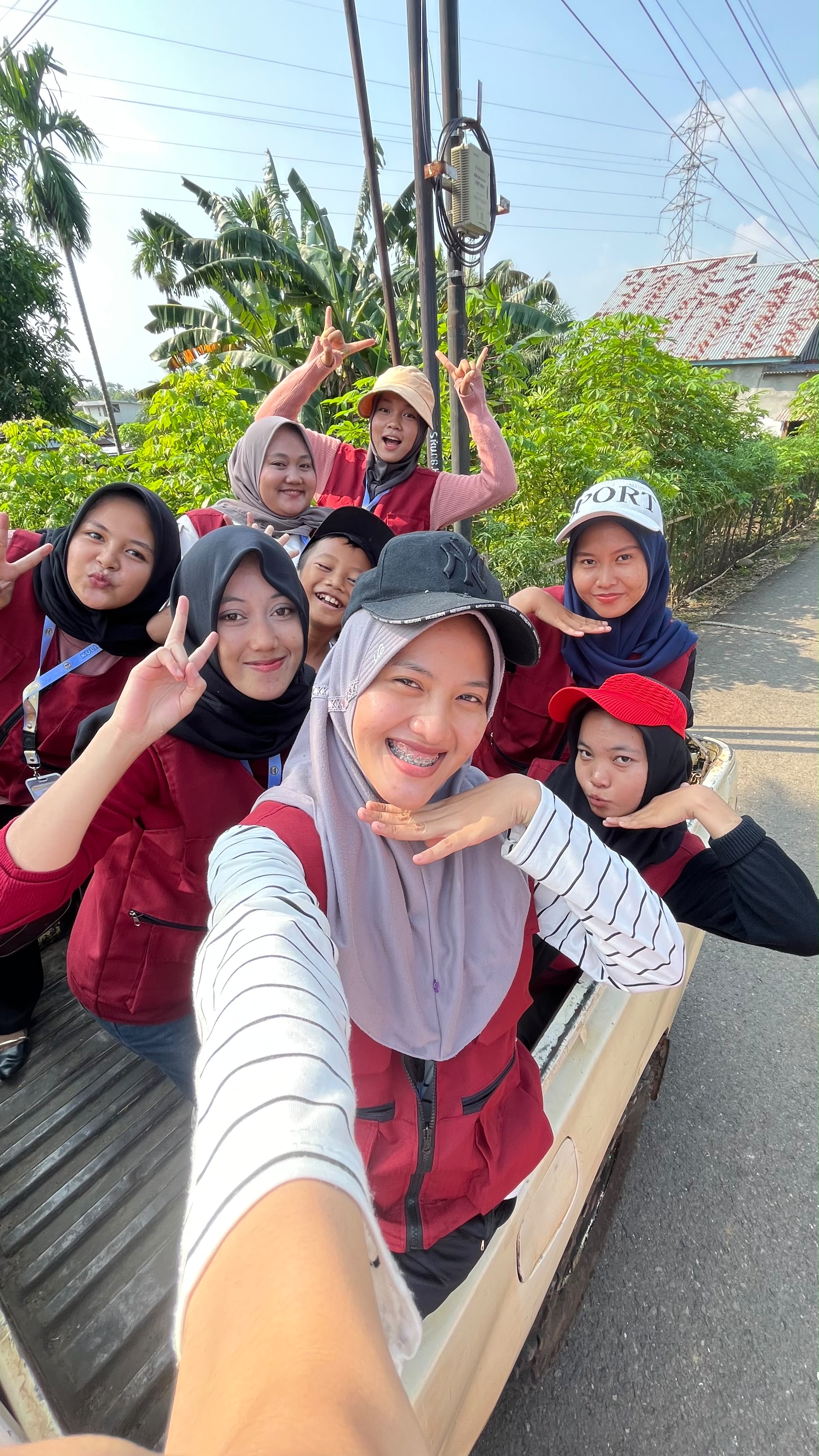 kunjungan ke posko posko