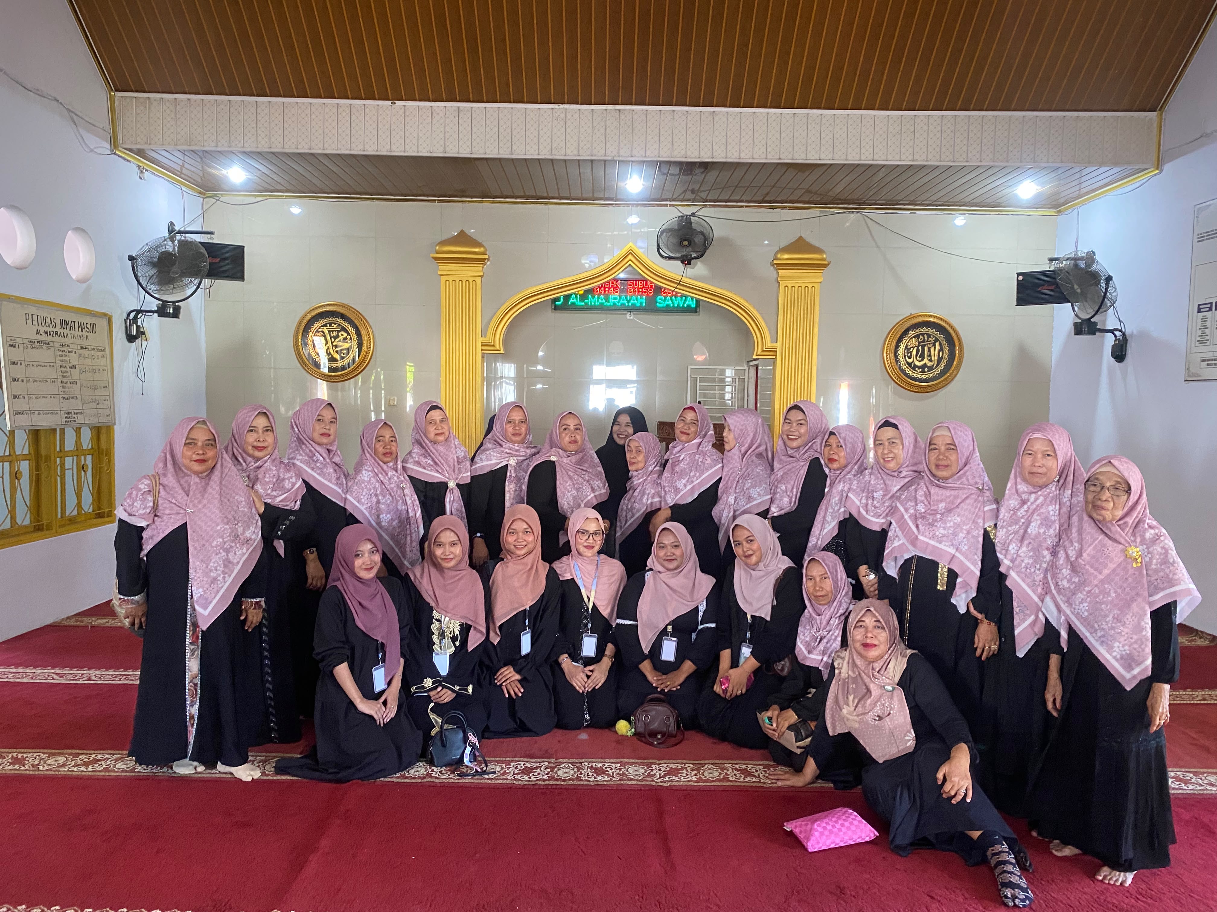 pengajian majelis taklim dan warga RT 32