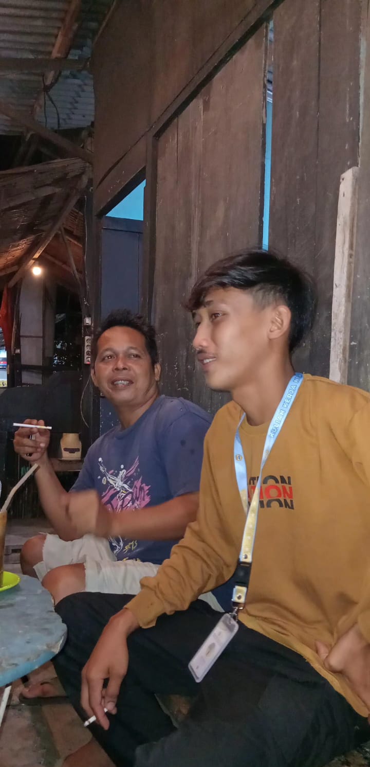 Perkenalan diri serta silaturhami dengan warga Desa Gelumbang Kec Kota Manna