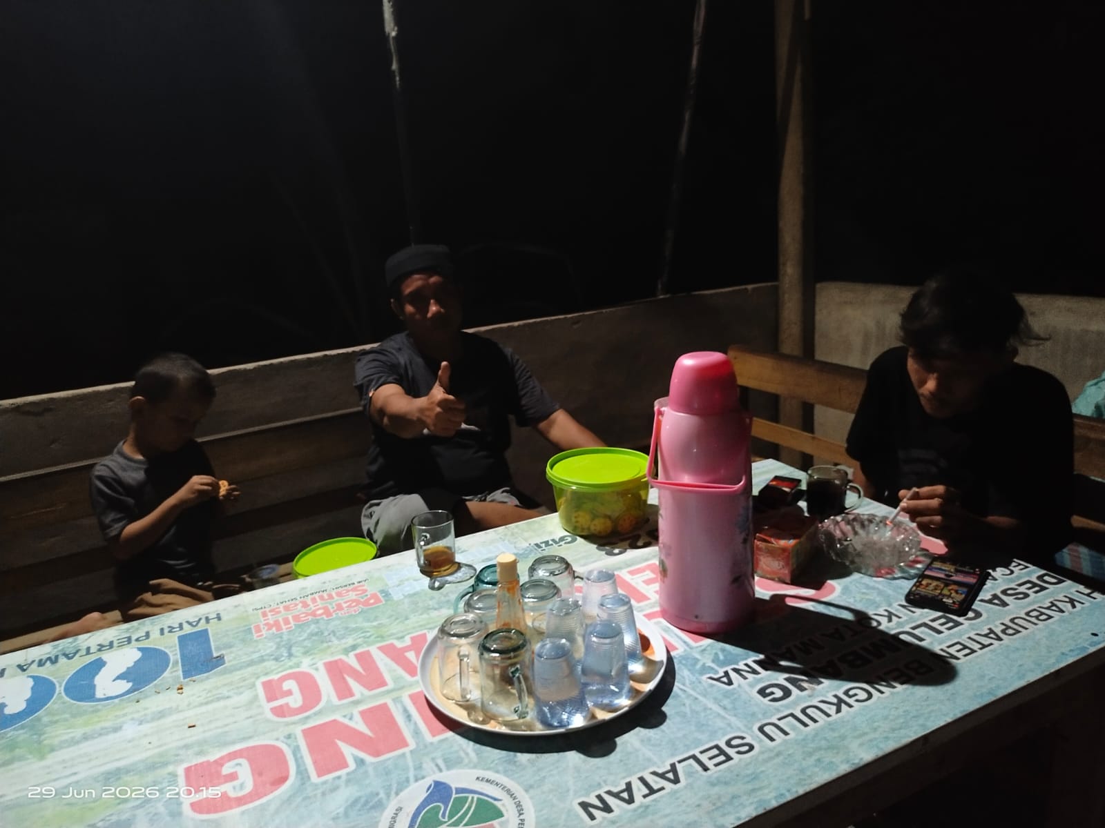 Piket malam bersama anggota KKN kelompok 23