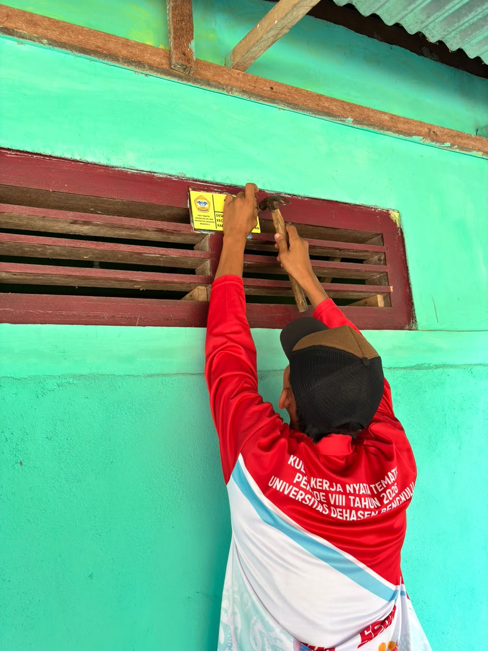 Memulai pemasangan no rumah