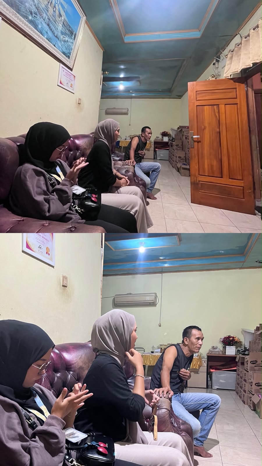 diskusi proker bersama pak rt