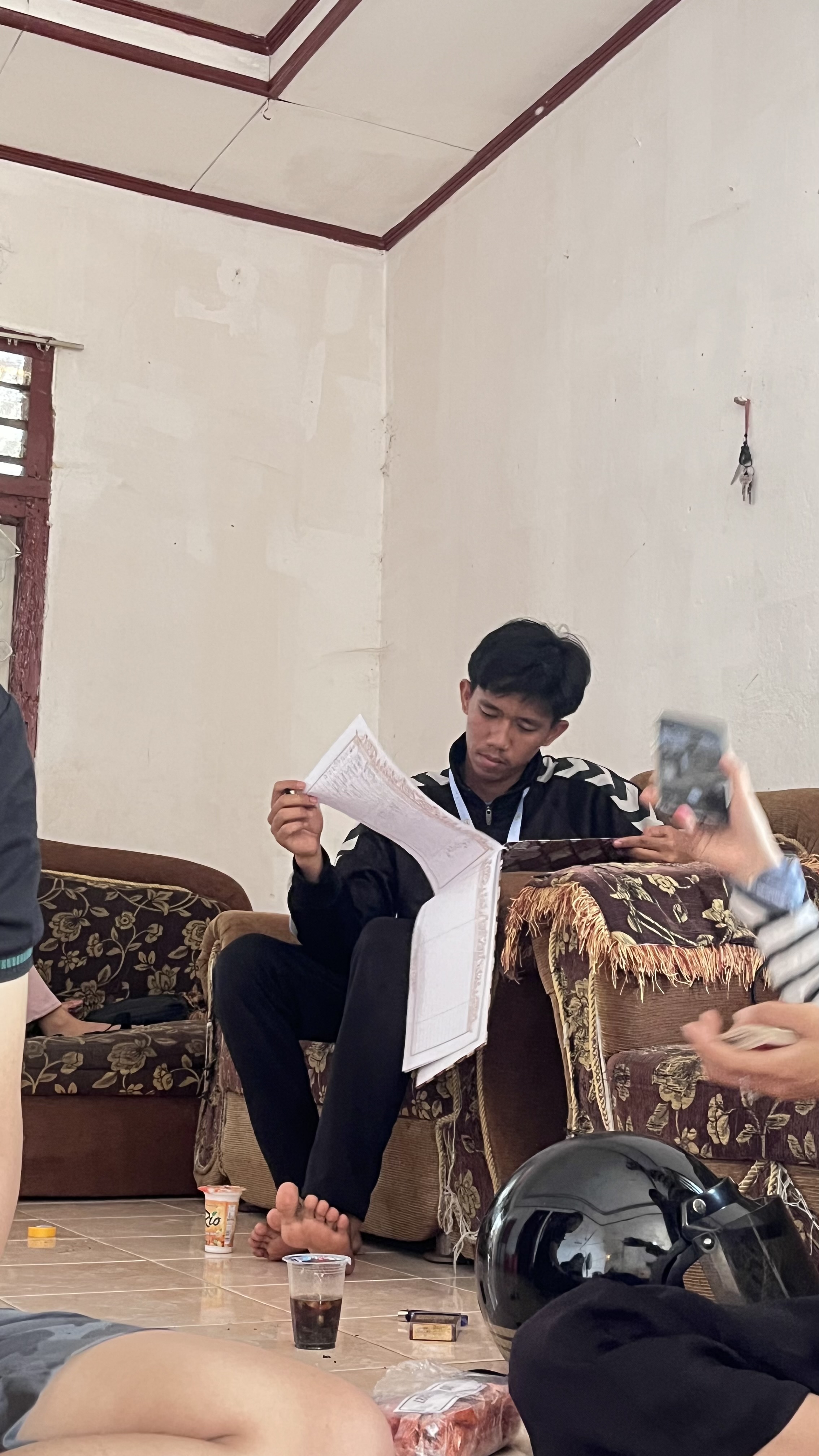 Kedatangan tamu dari kelompok 11