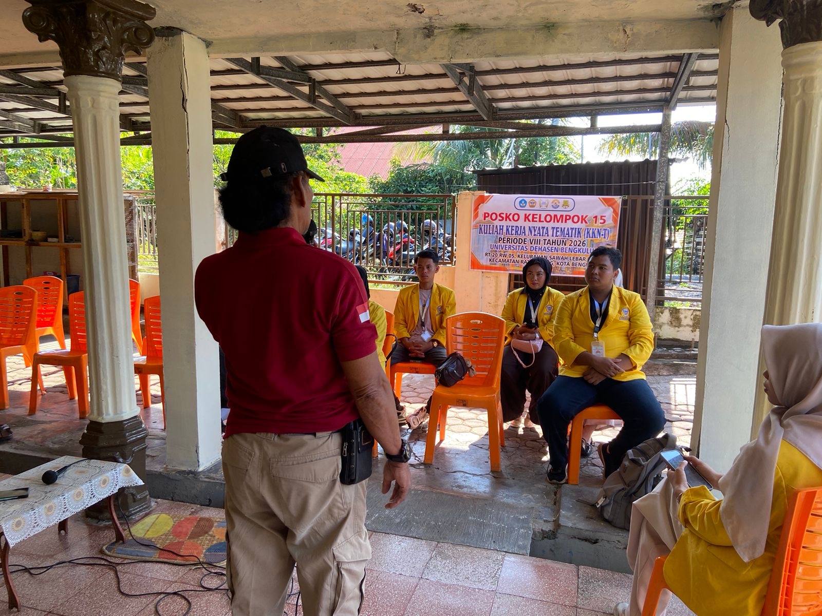 Pembukaan KKN-T bersama bapak RT  20
