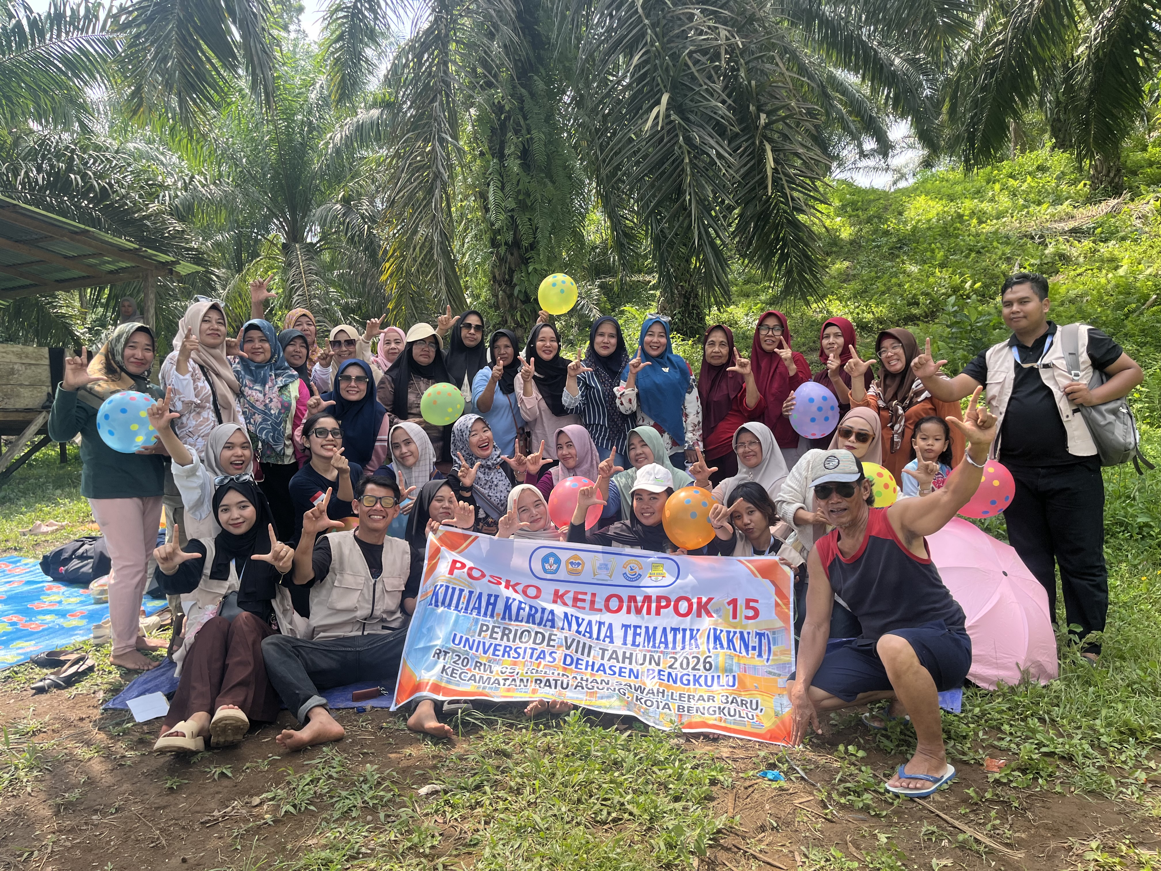 Acara arisan RT 20 di bengkulu tengah