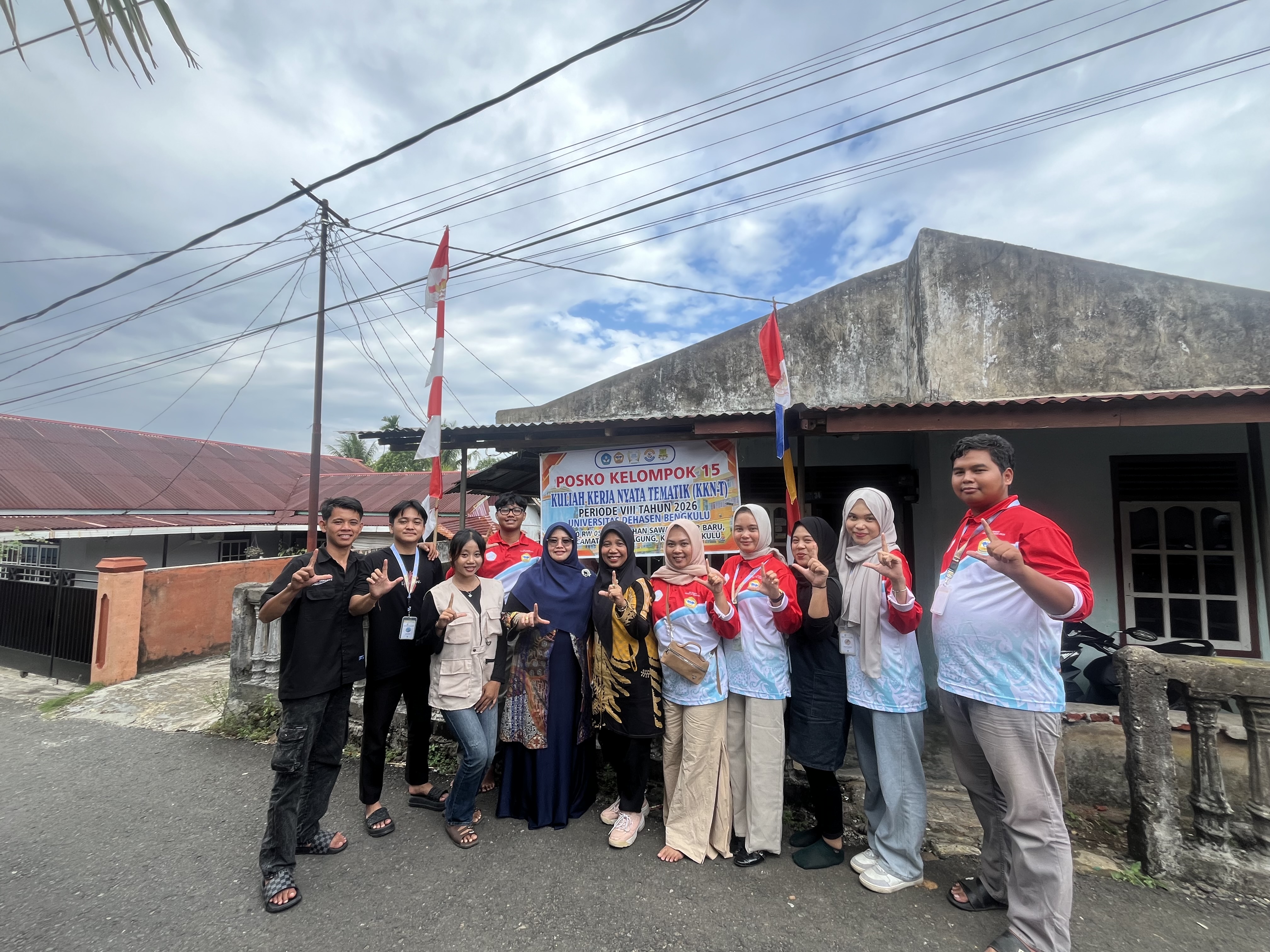 Kunjungan lppm ke posko klompok 15