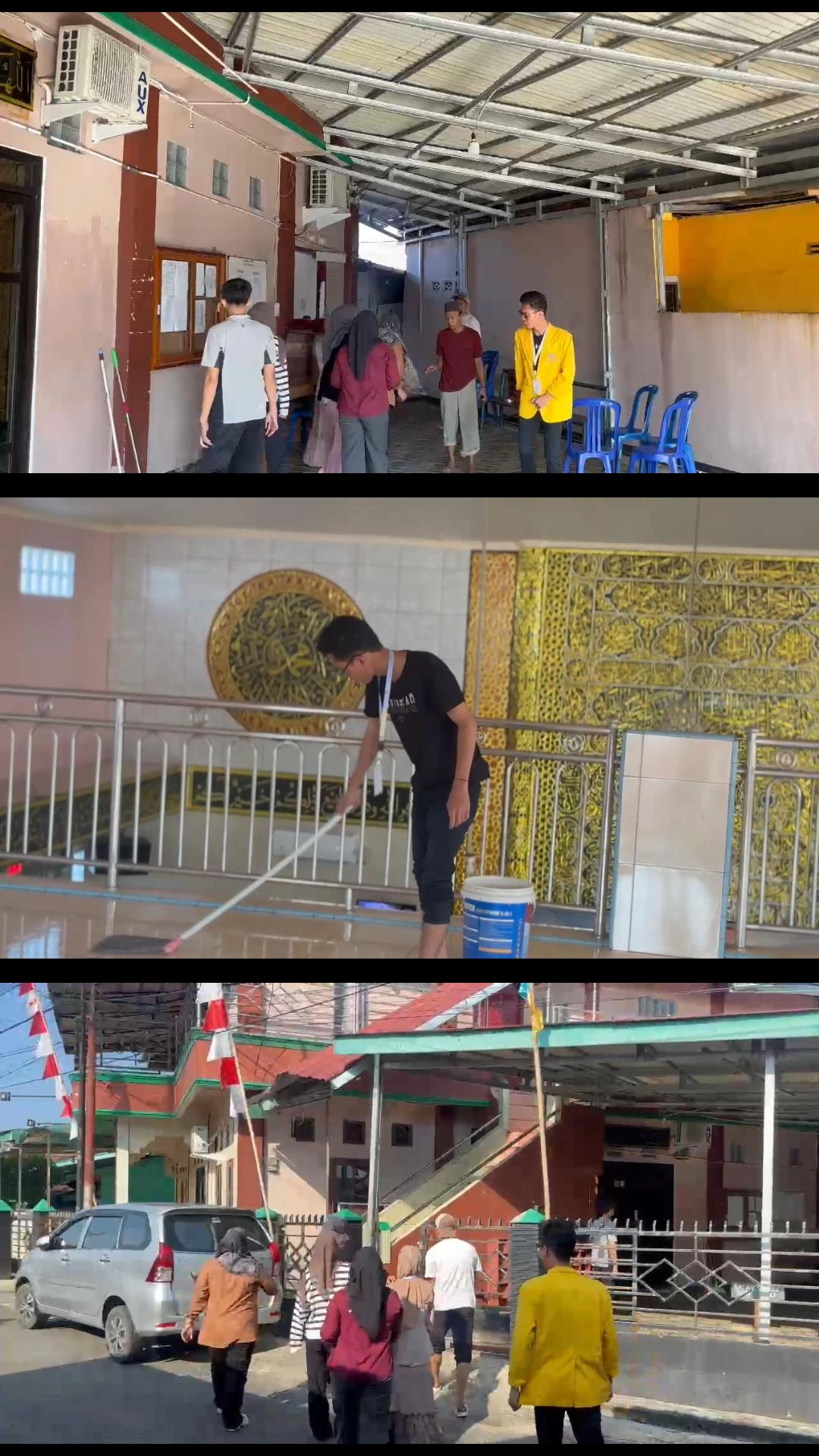Bersih2 Masjid Al-Muhajirin 