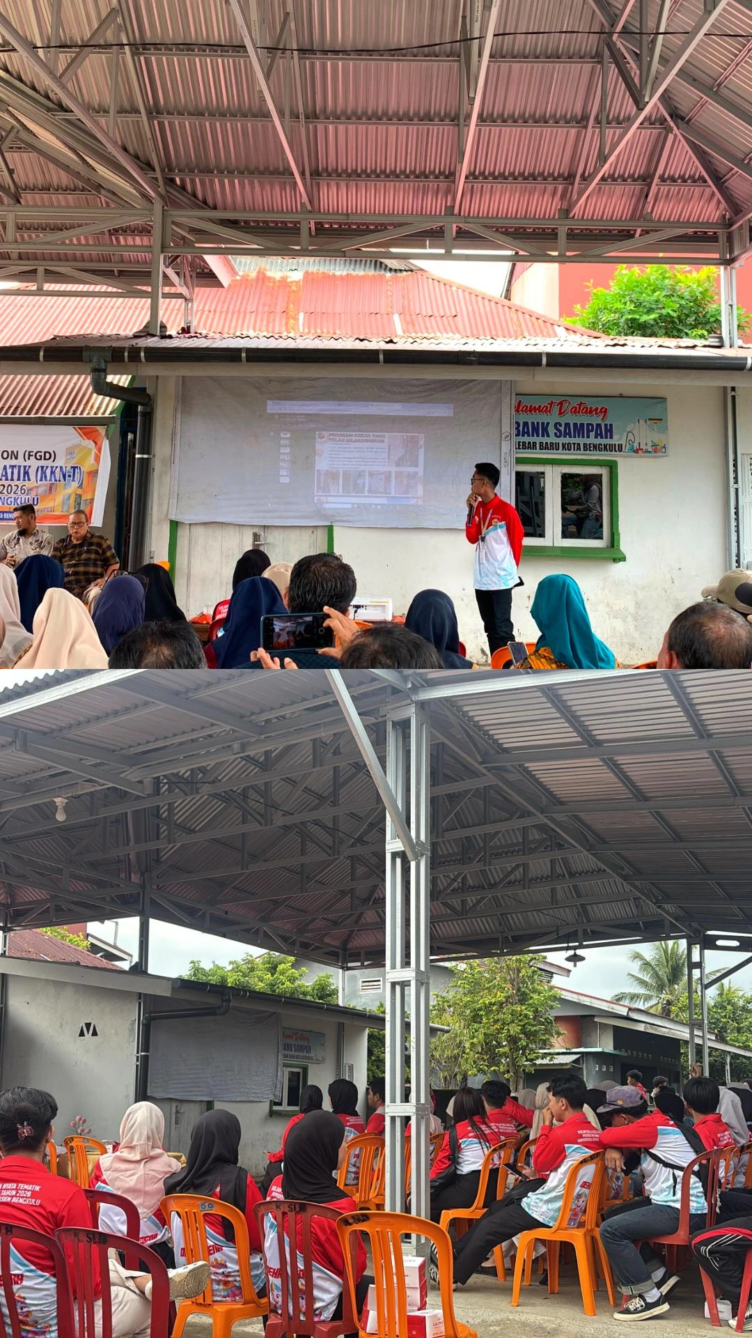 Menghadiri acara FGD 2 di kelurahan sawah lebar baru
