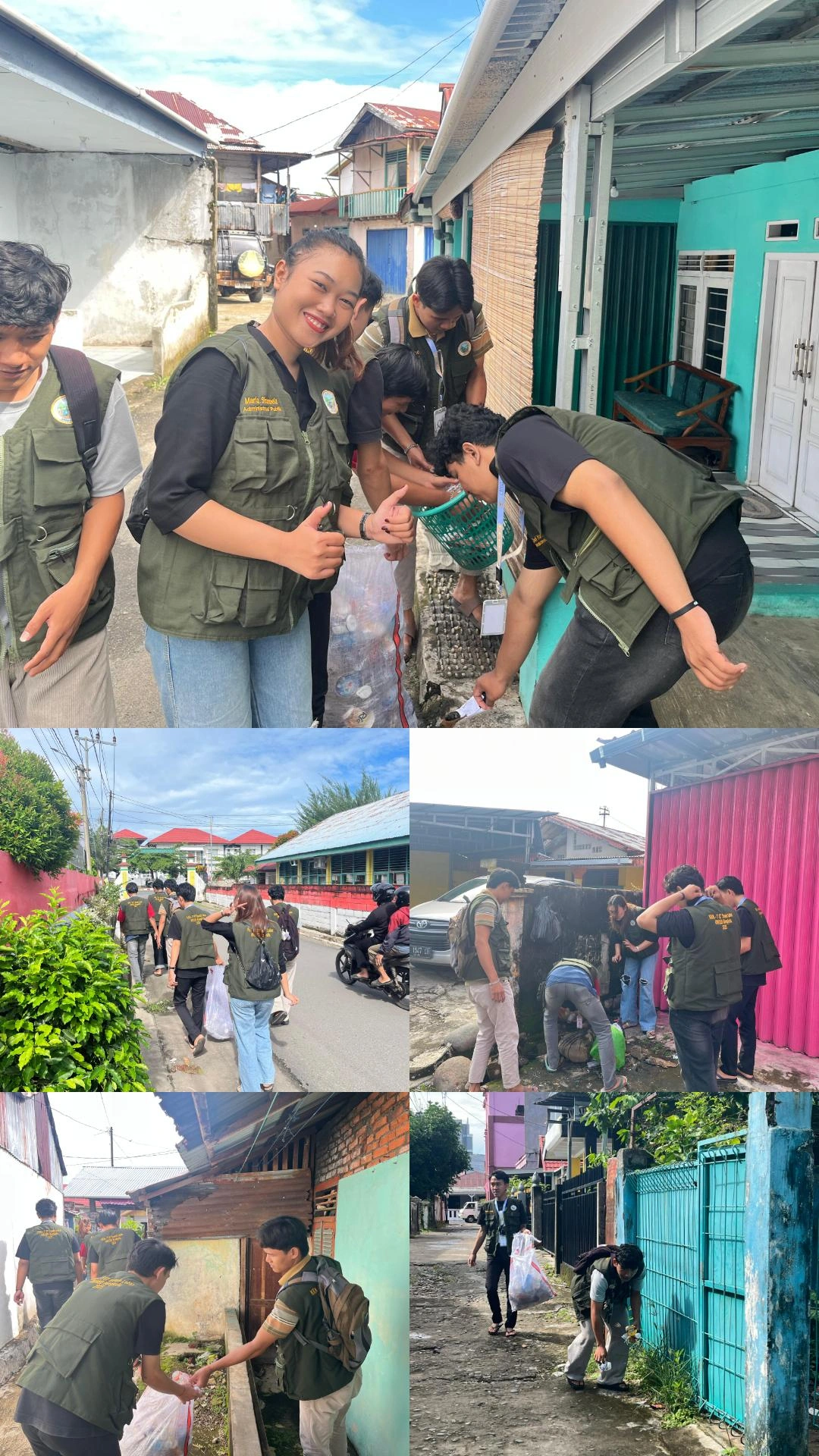 PENGUMPULAN SAMPAH BOTOL PLASTIK DI AREA RT 08 RW 02 