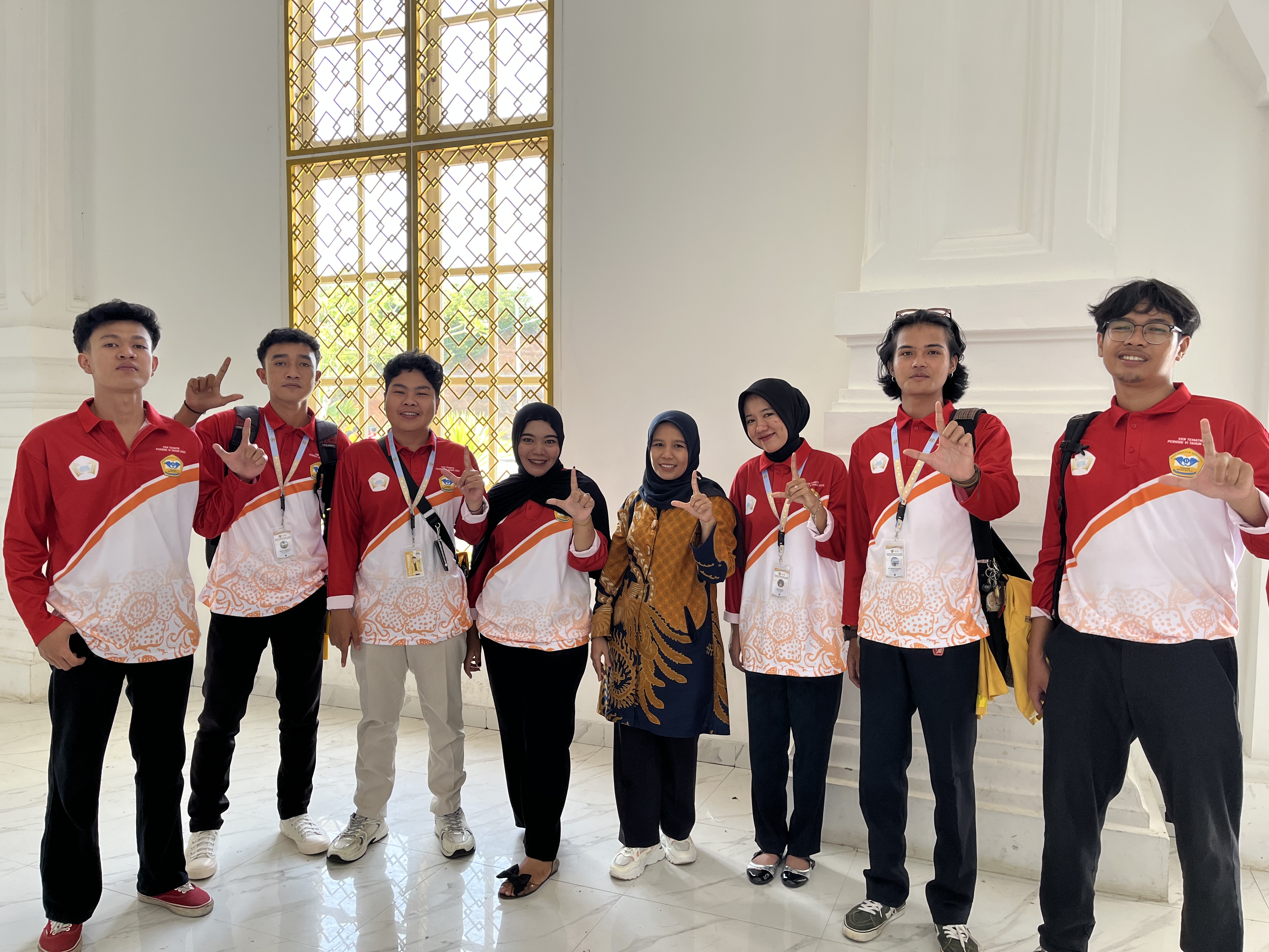 Pembukaan KKN- T unived periode vI di gedung merah putih