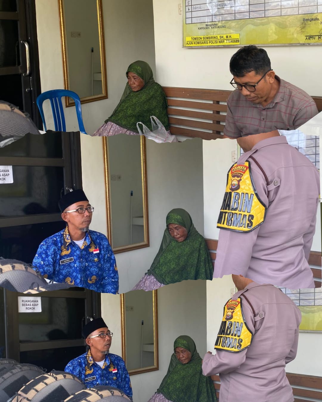 Membantu ibu tersesat 