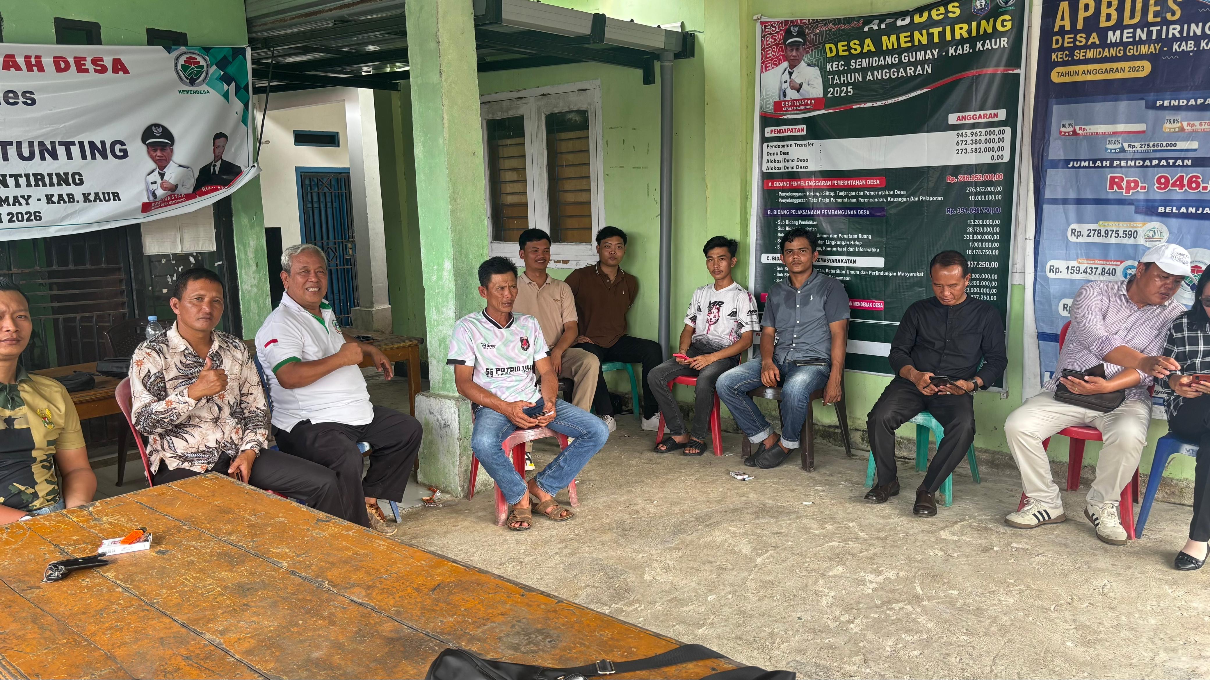 Kegiatan Survei Lokasi Di Desa Mentiring Kecamatan Semidang Gumay Kaur