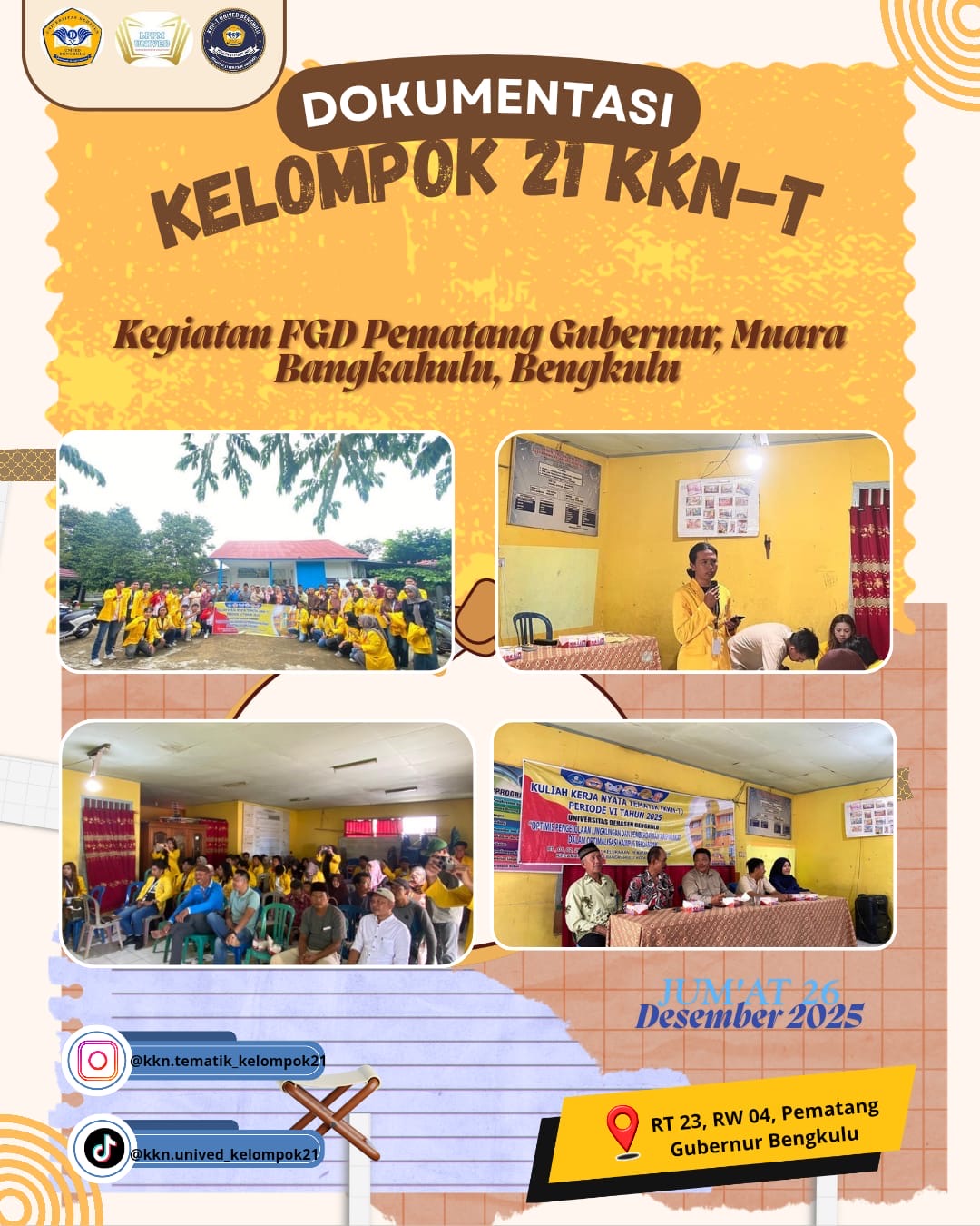 FGD Pematang Gubernur 