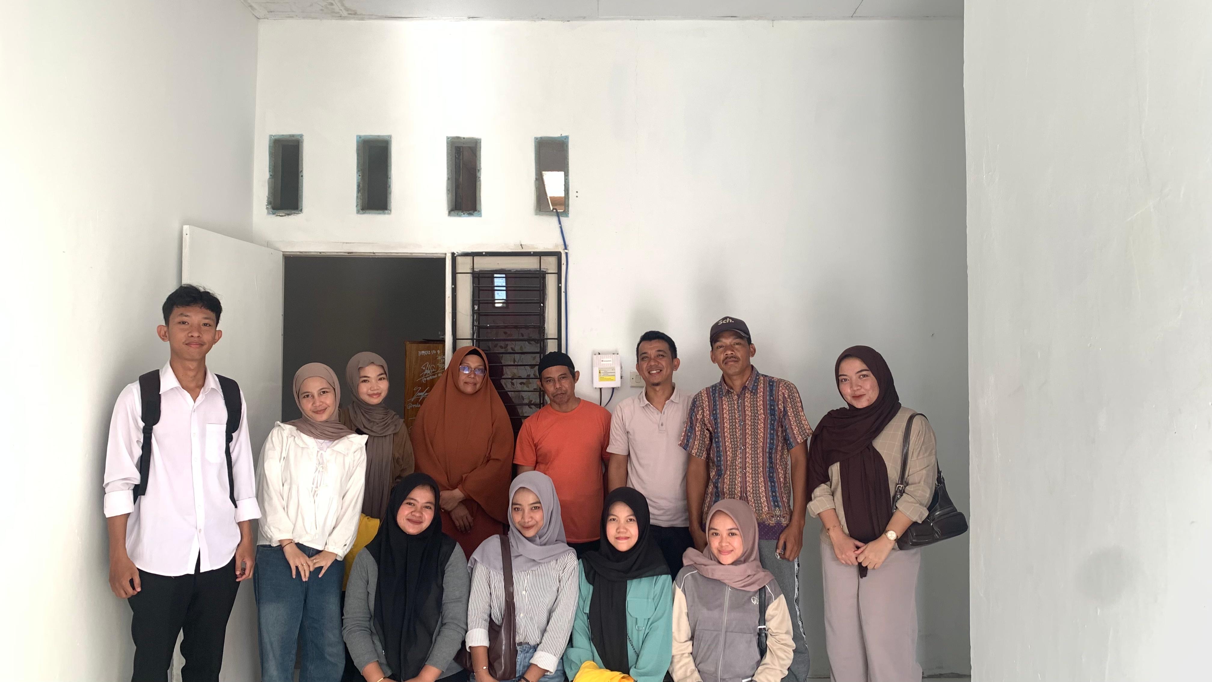 Survei posko kkn di pematang gubernur