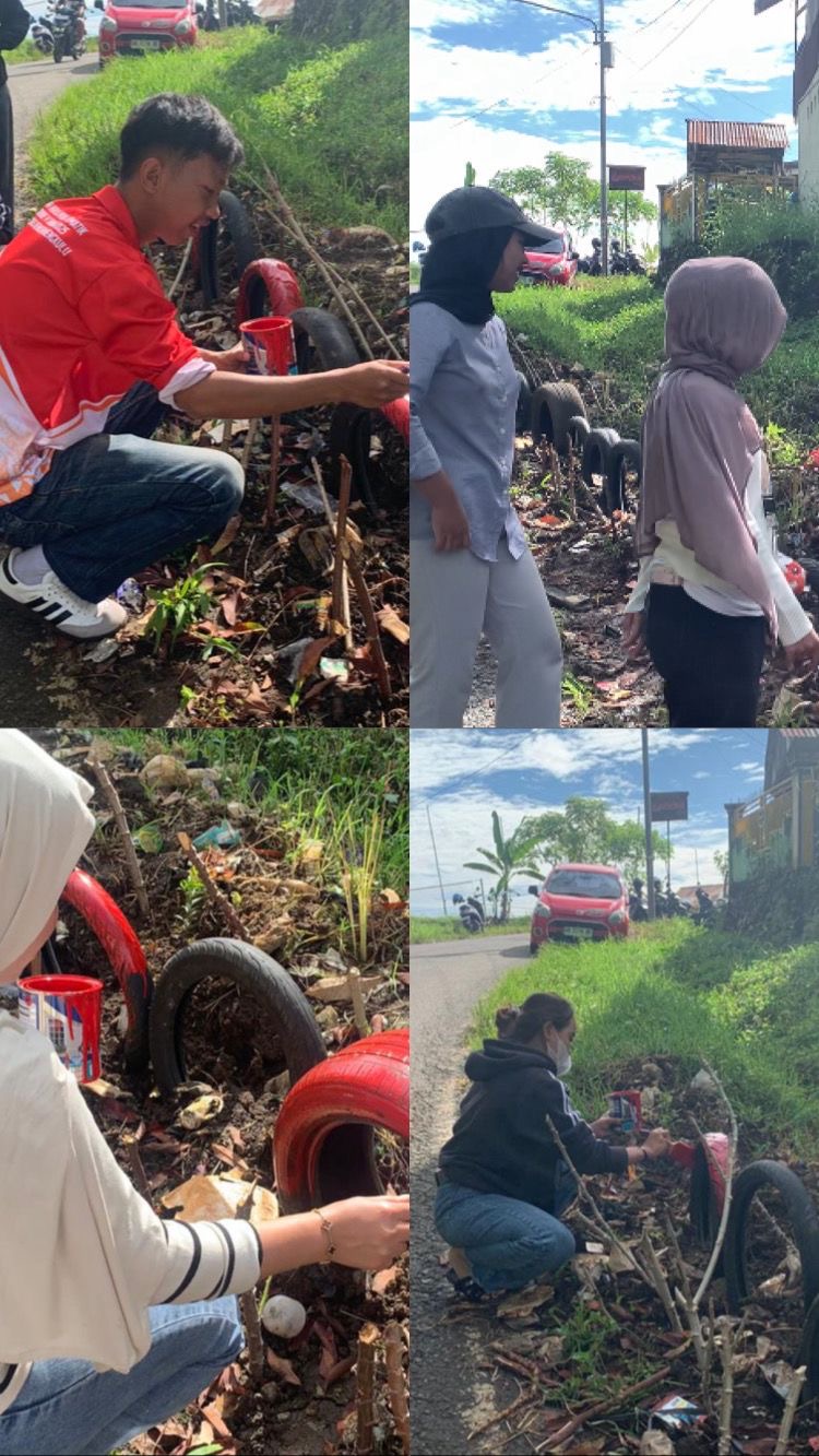 pengecetan dan penanaman bibit bunga