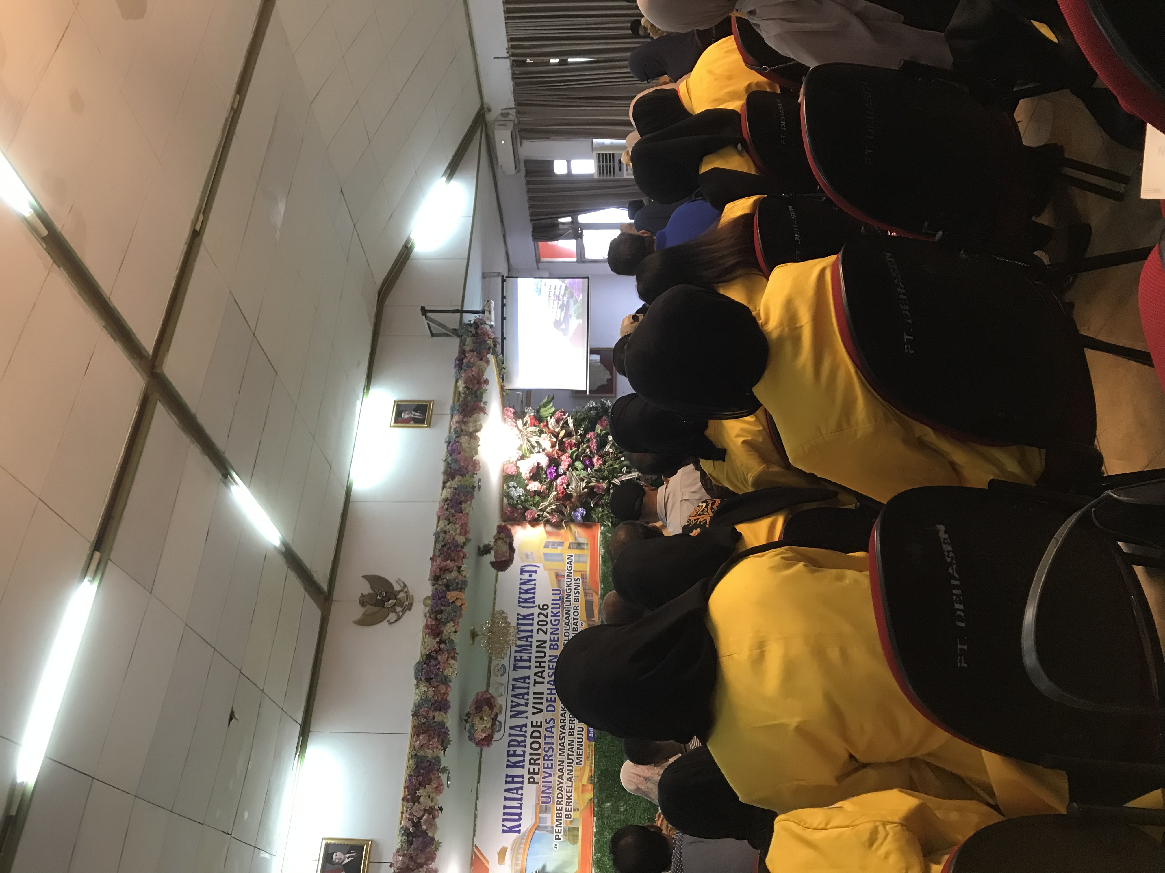 pembukan Kkn-T periode 8 universitas dehasen bengkulu