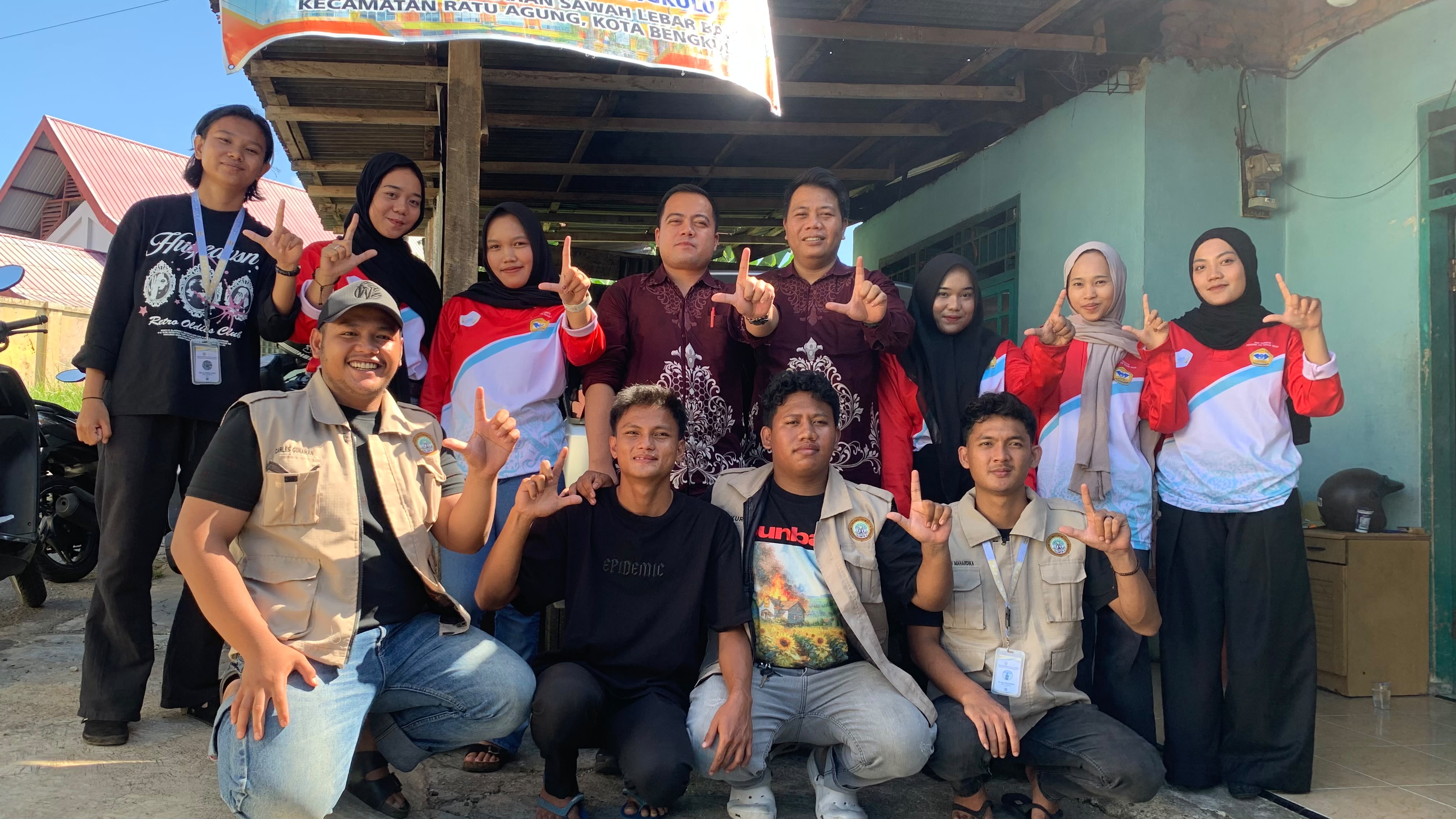 Kedatangan LPPM universitas Dehasen Bengkulu 