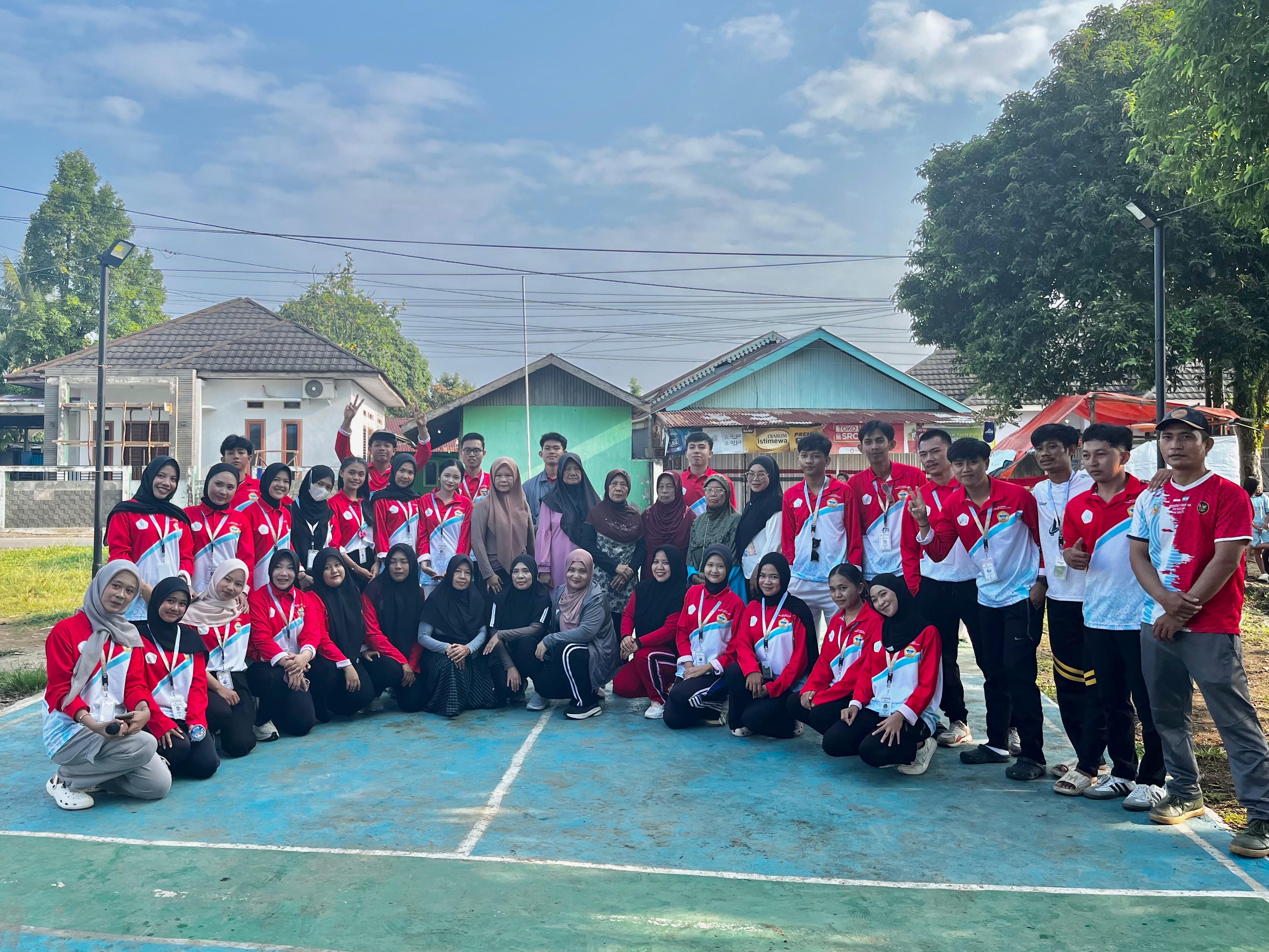 Senam bersama antar RT