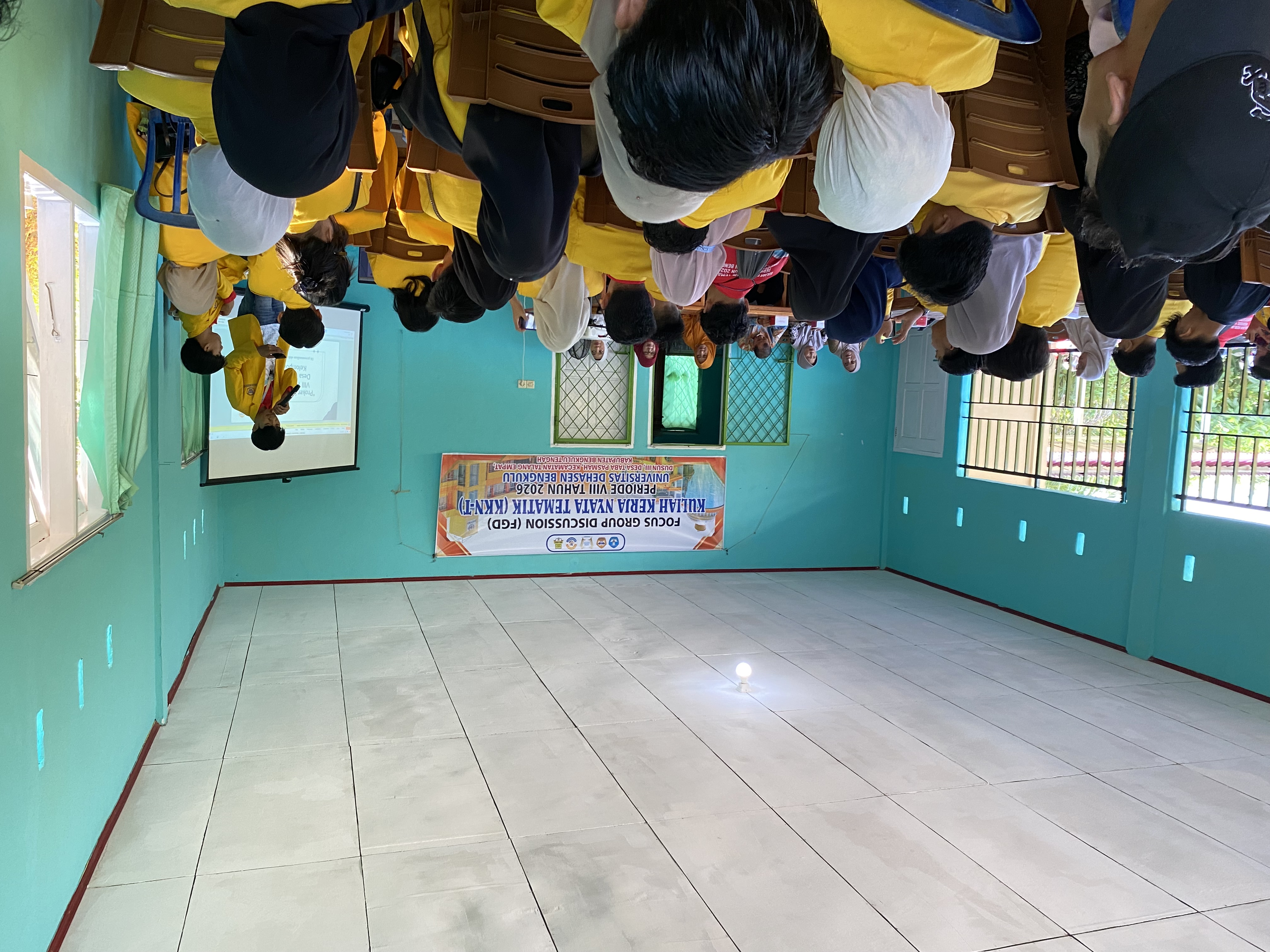 Kegiatan acara FGD di desa tabapasmah