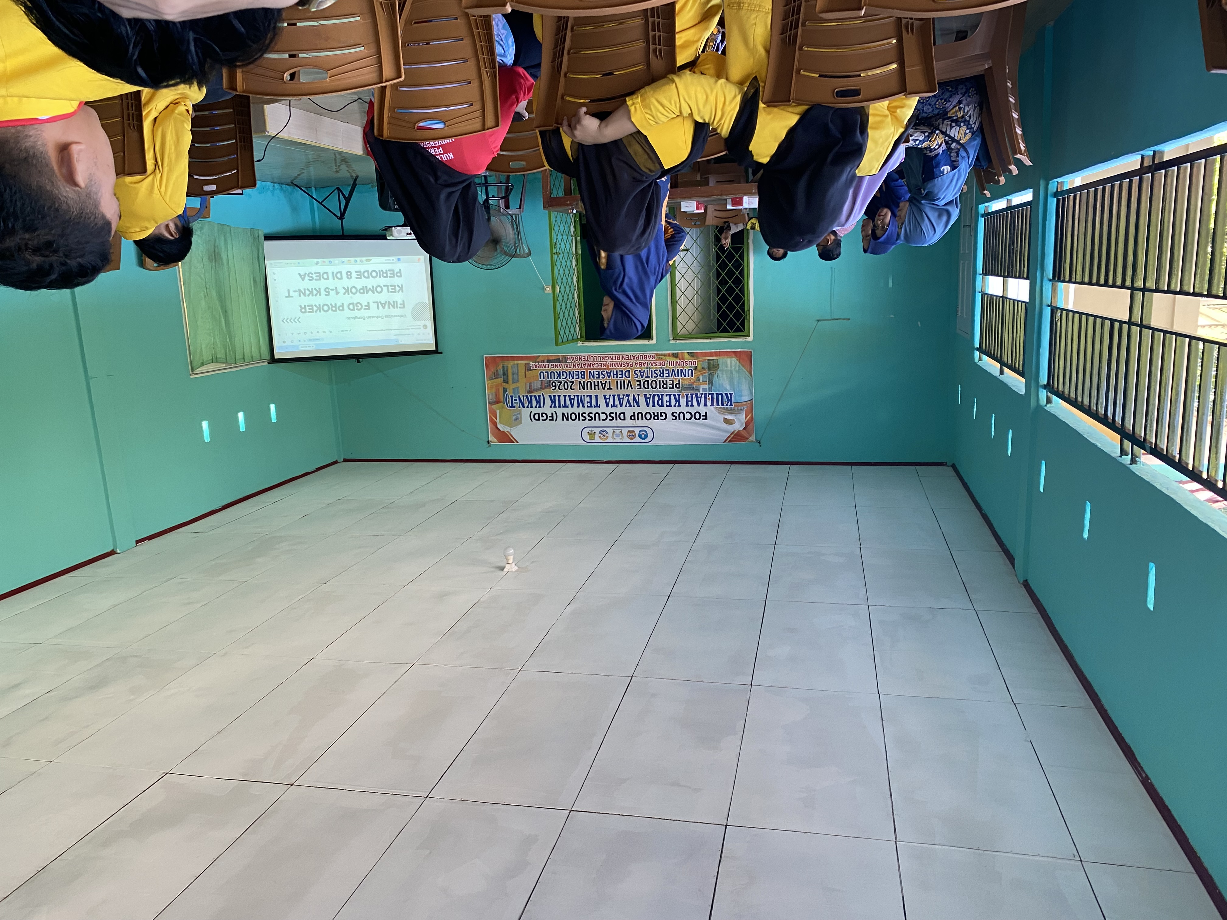 Kegiatan acara FGD di desa tabapasma 