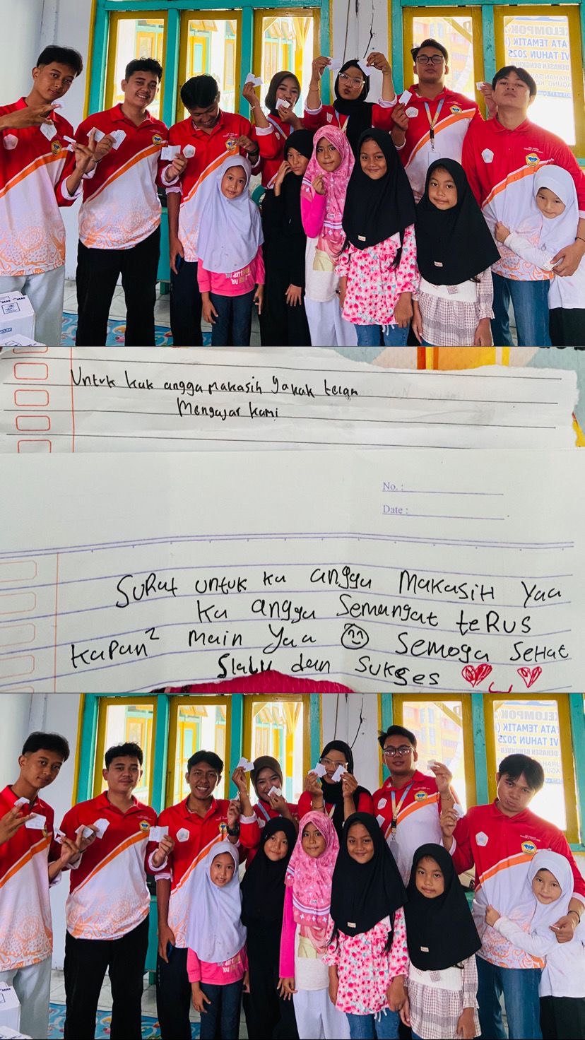 Perpisahan sama adek-adek 