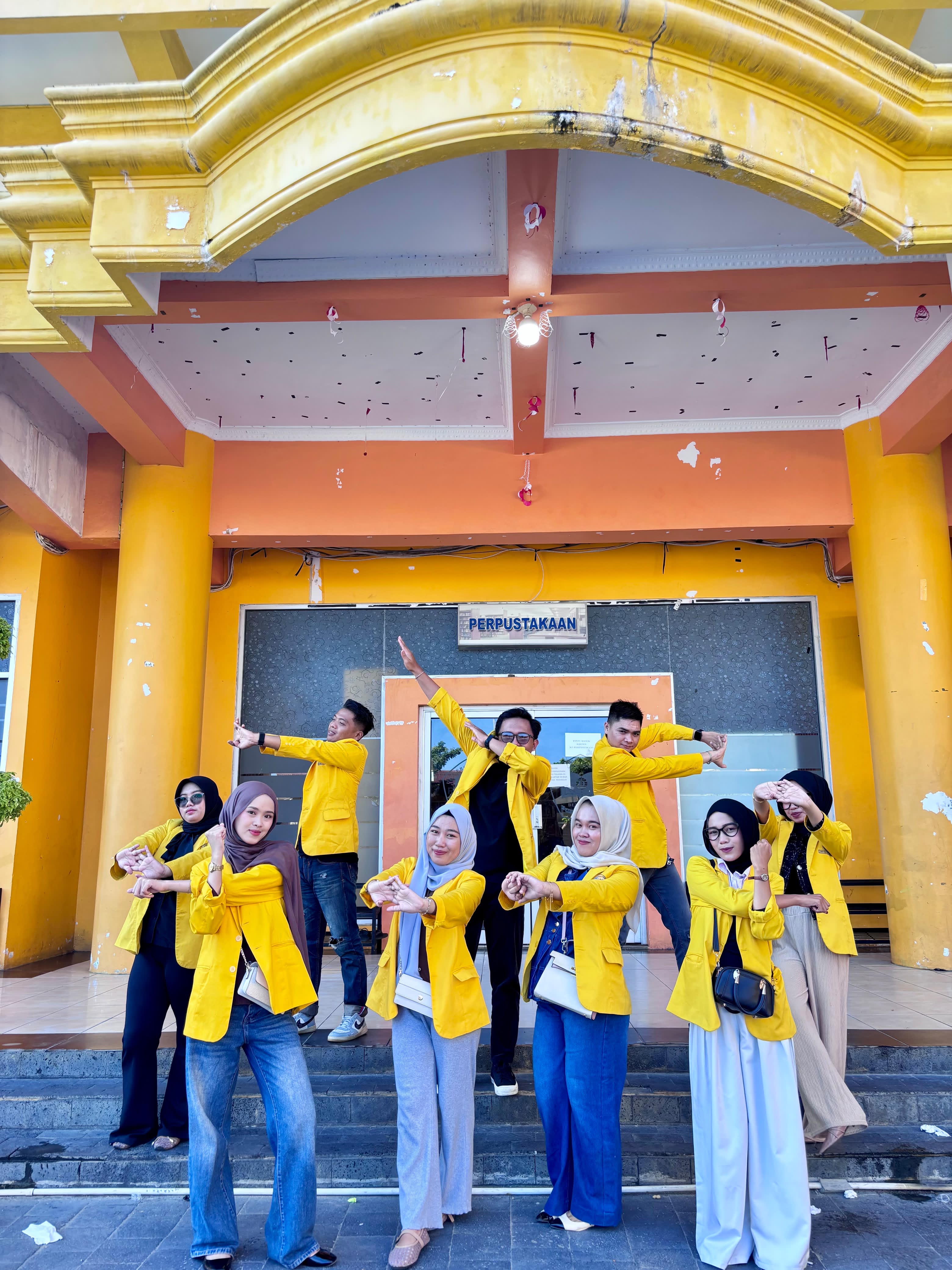 Dokumentasi foto pembuatan konten bersama rekan KKN-T