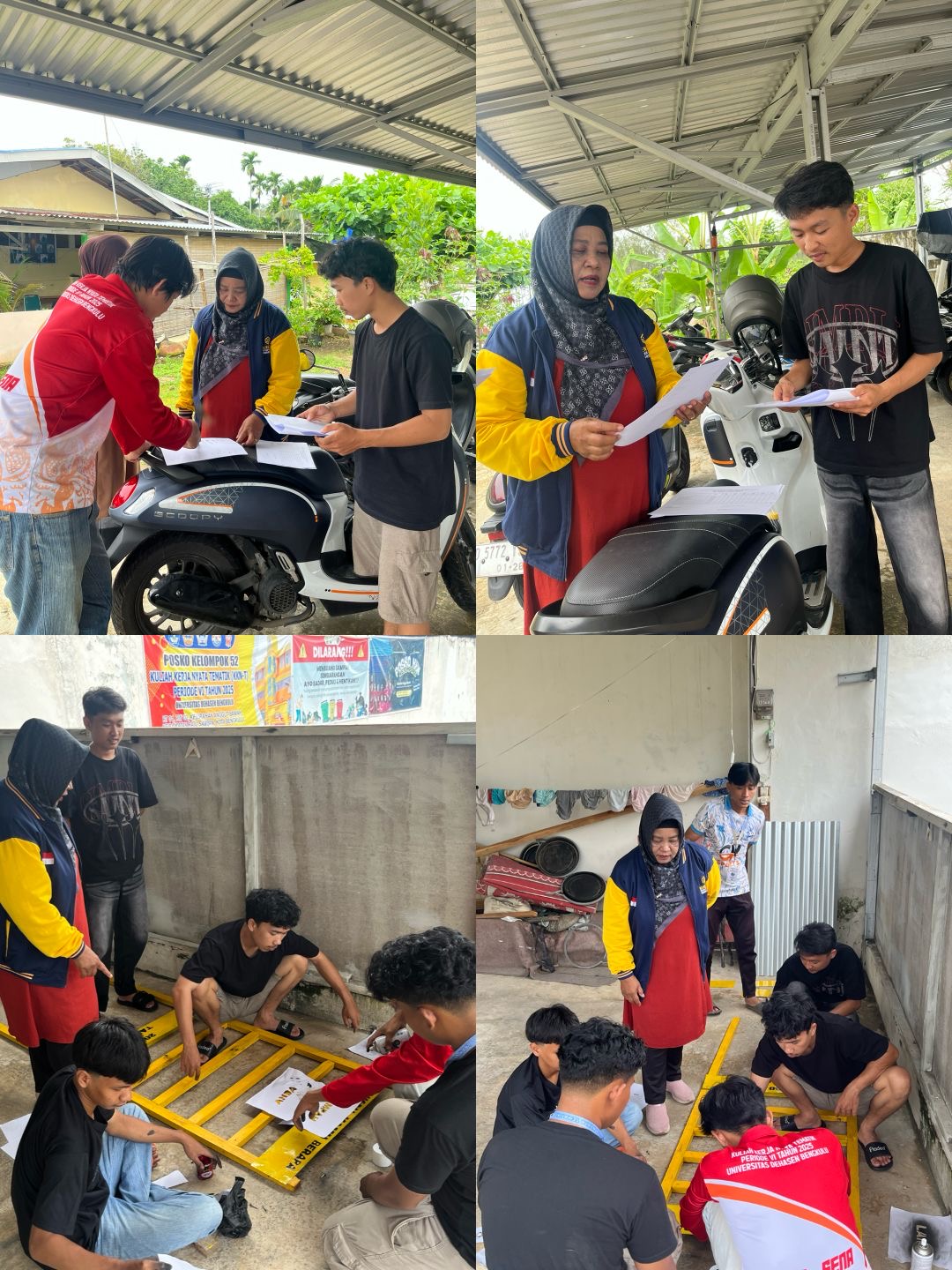 Pembuatan Proker Utama Yaitu Plang Waktu Penguraian Sampah Tahap Kedua‎‎