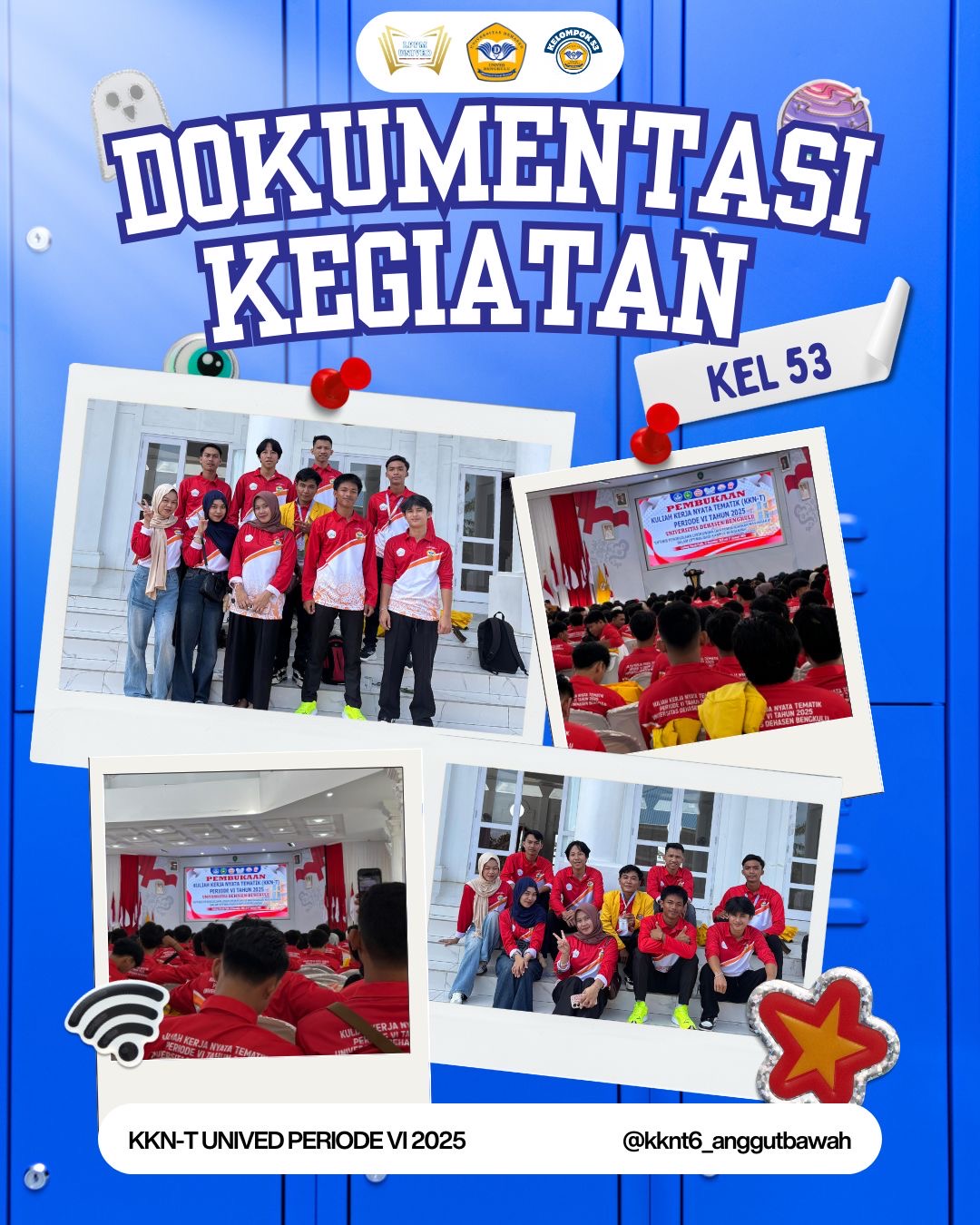 Pembukaan dan Pelepasan KKN-T Periode ke VI Tahun 2025 (kelompok 53)