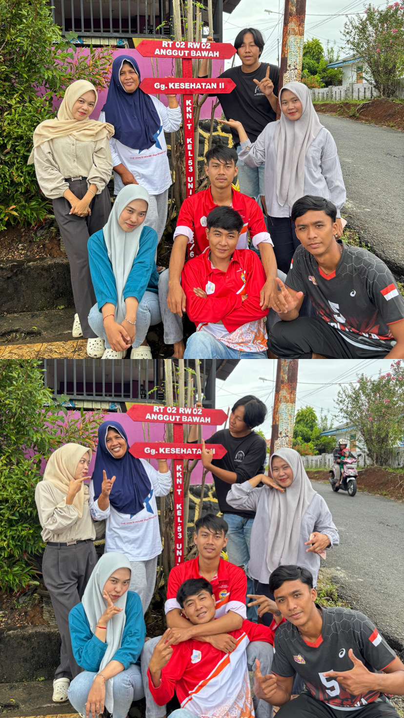 foto bersama ketua rt02 rw02 kelurahan anggut bawah