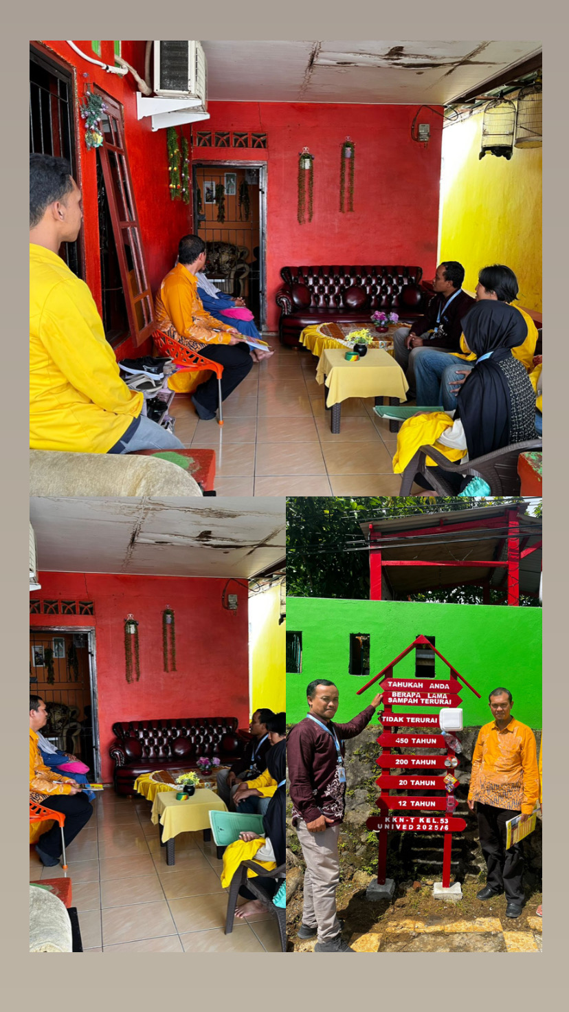 kunjungan dosen lppm (monitoring) kelompok 53 kelurahan anggut bawah