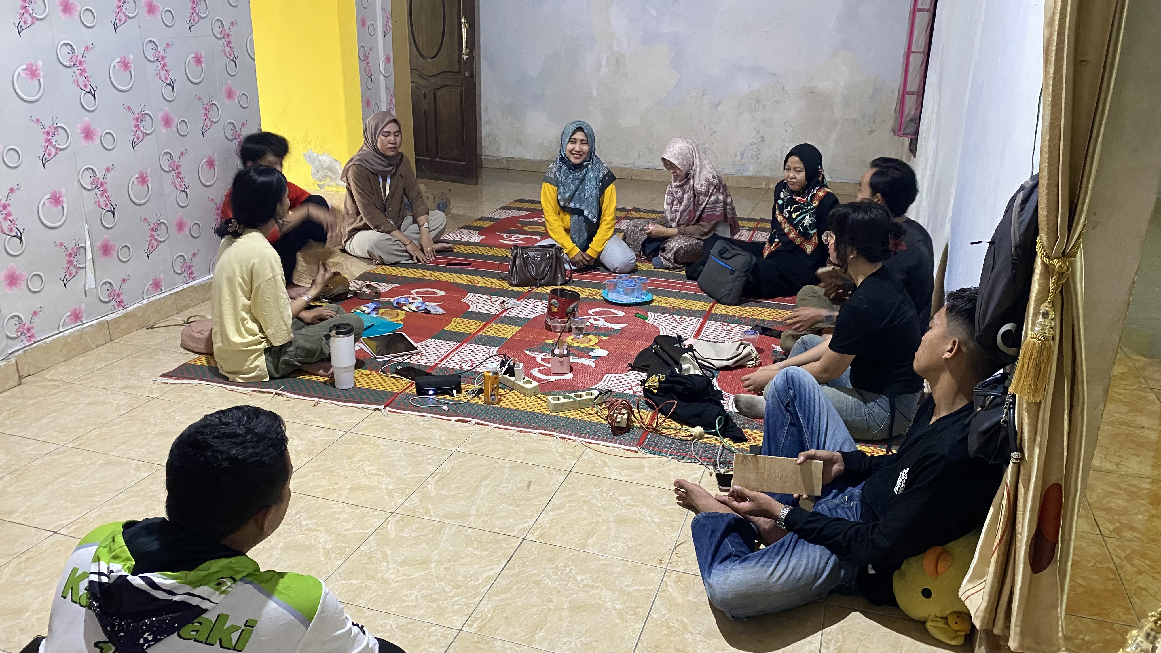 Kunjungan DPL ke Posko kelompok 1