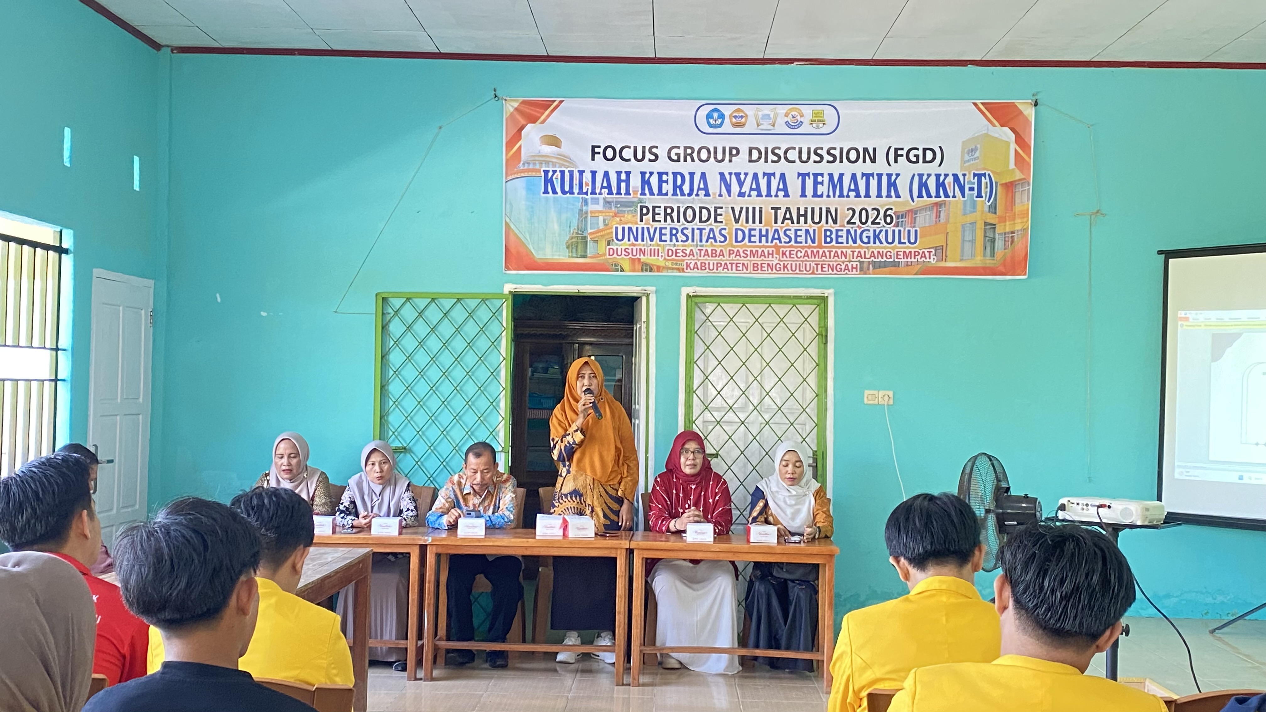 Kata sambutan dari Ibu DPL Dalam Acara FGD
