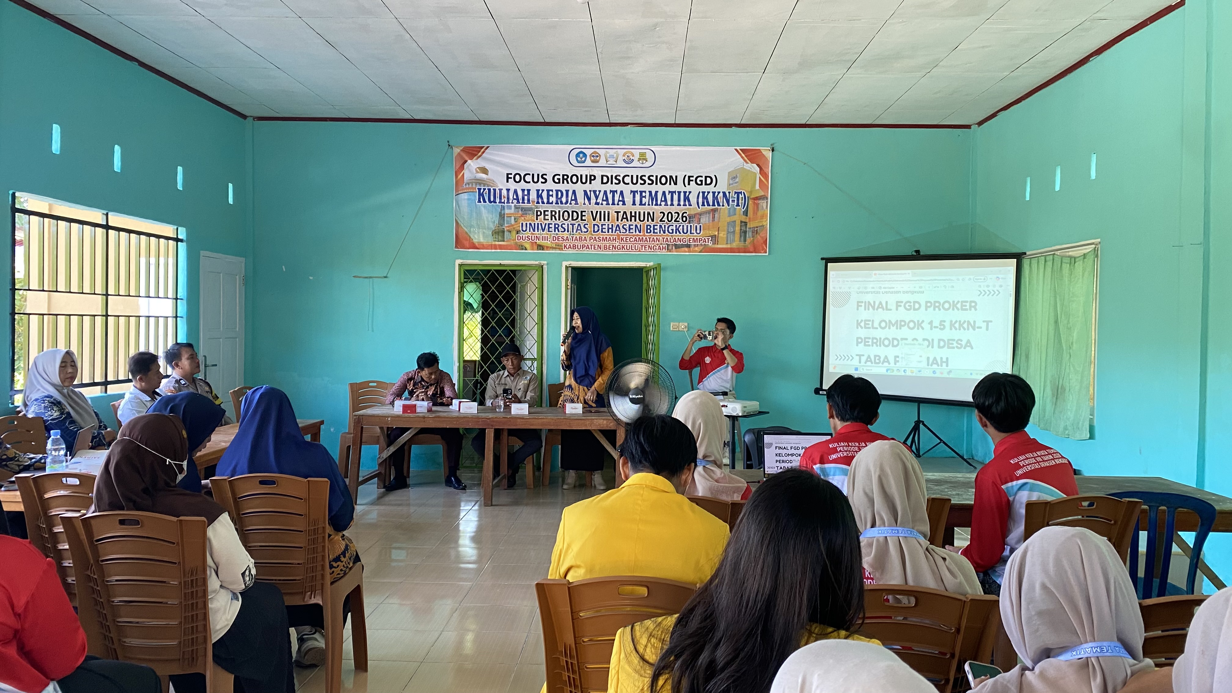 Pelaksanaan  Acara FGD Ke 2  Di Desa Taba Pasmah