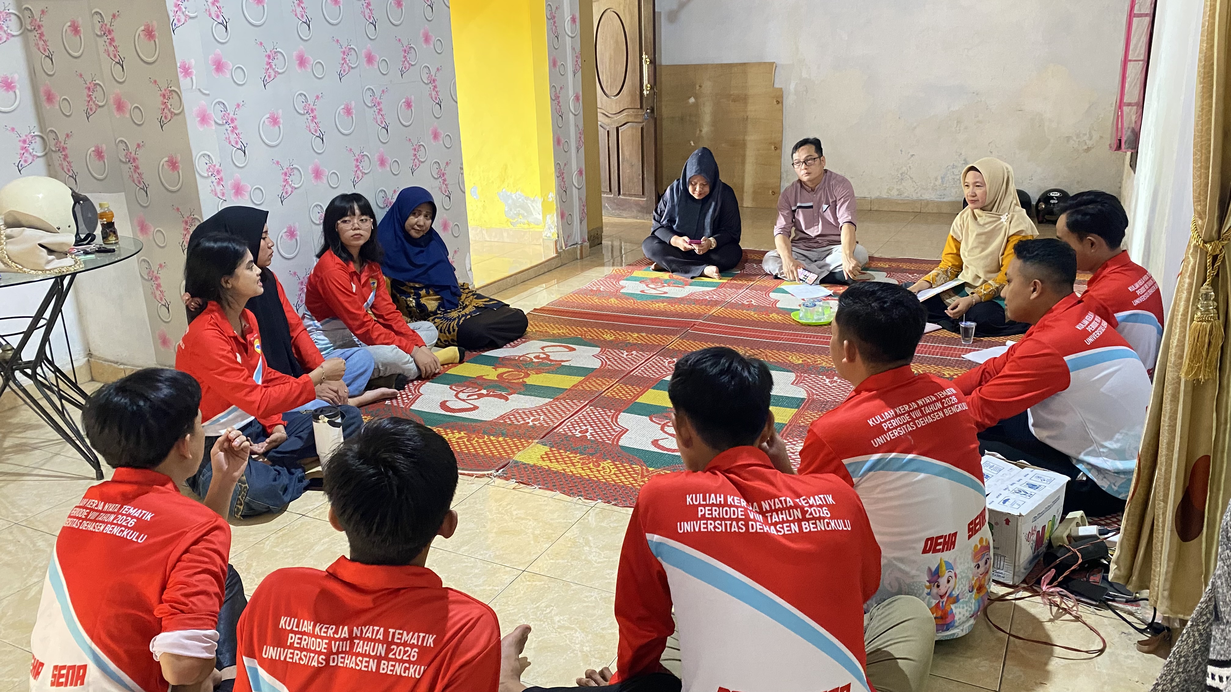 Kegiatan Monitoring dan evaluasi  Kelompok 1 KKN-T Periode VIII  Tahun 2026