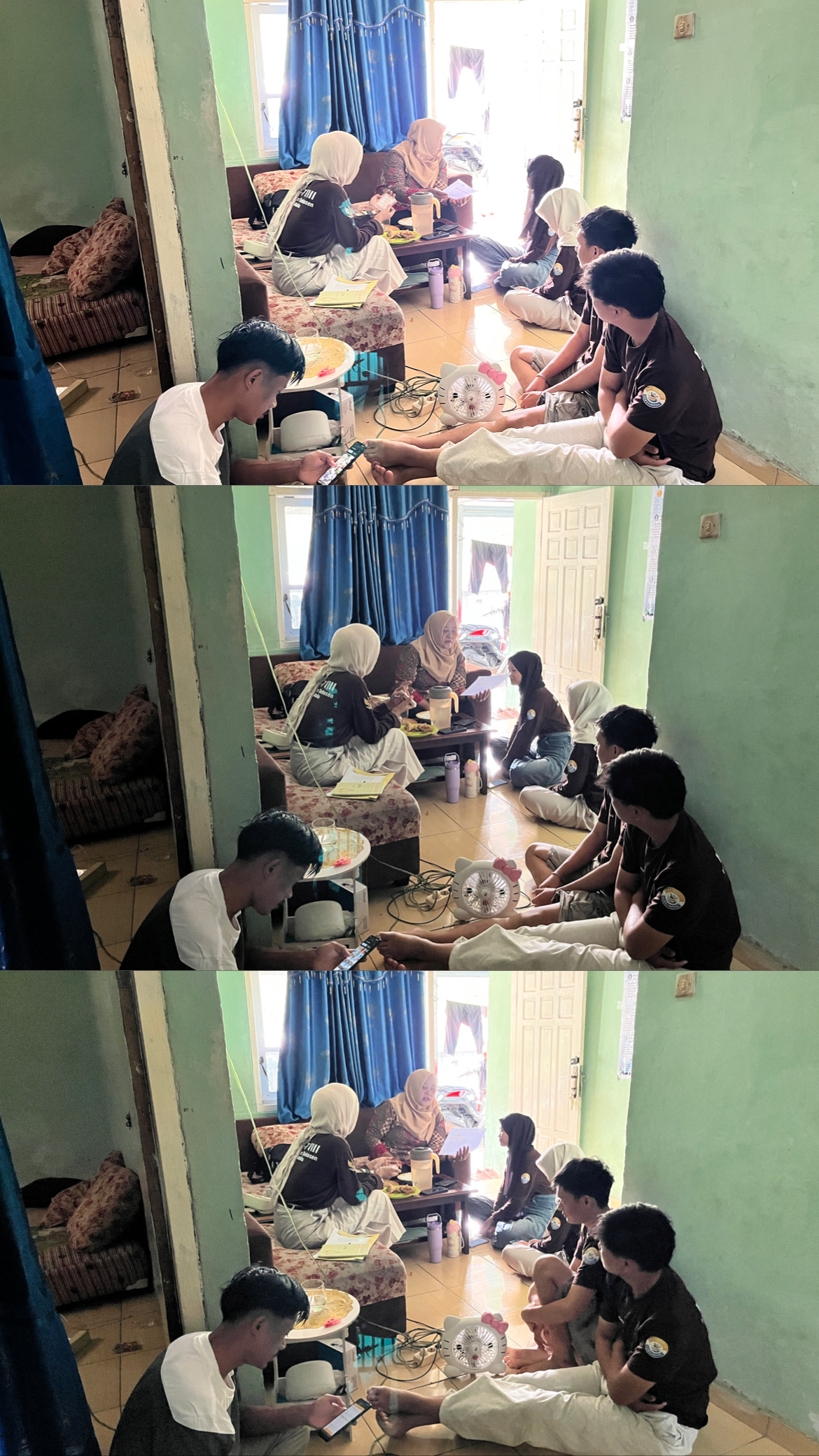 Kunjungan DPL ke posko kkn kelompok 9 