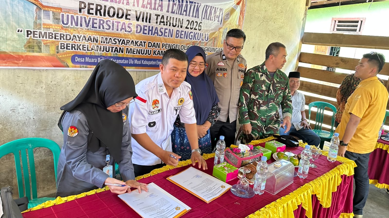 KKN-T kelompok 25 priode VIII universitas dehasen bengkulu 2026