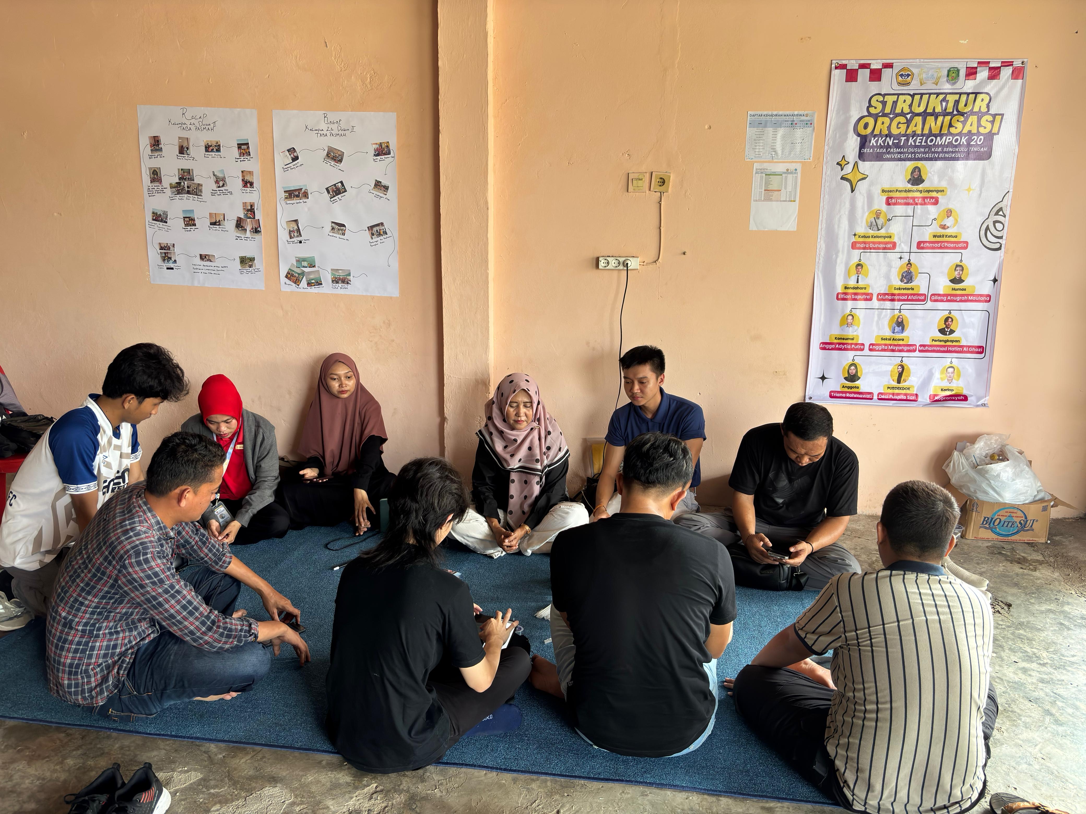 Monev LPPM dan team melakukan prngecekan hasil dari proker kelompok 20