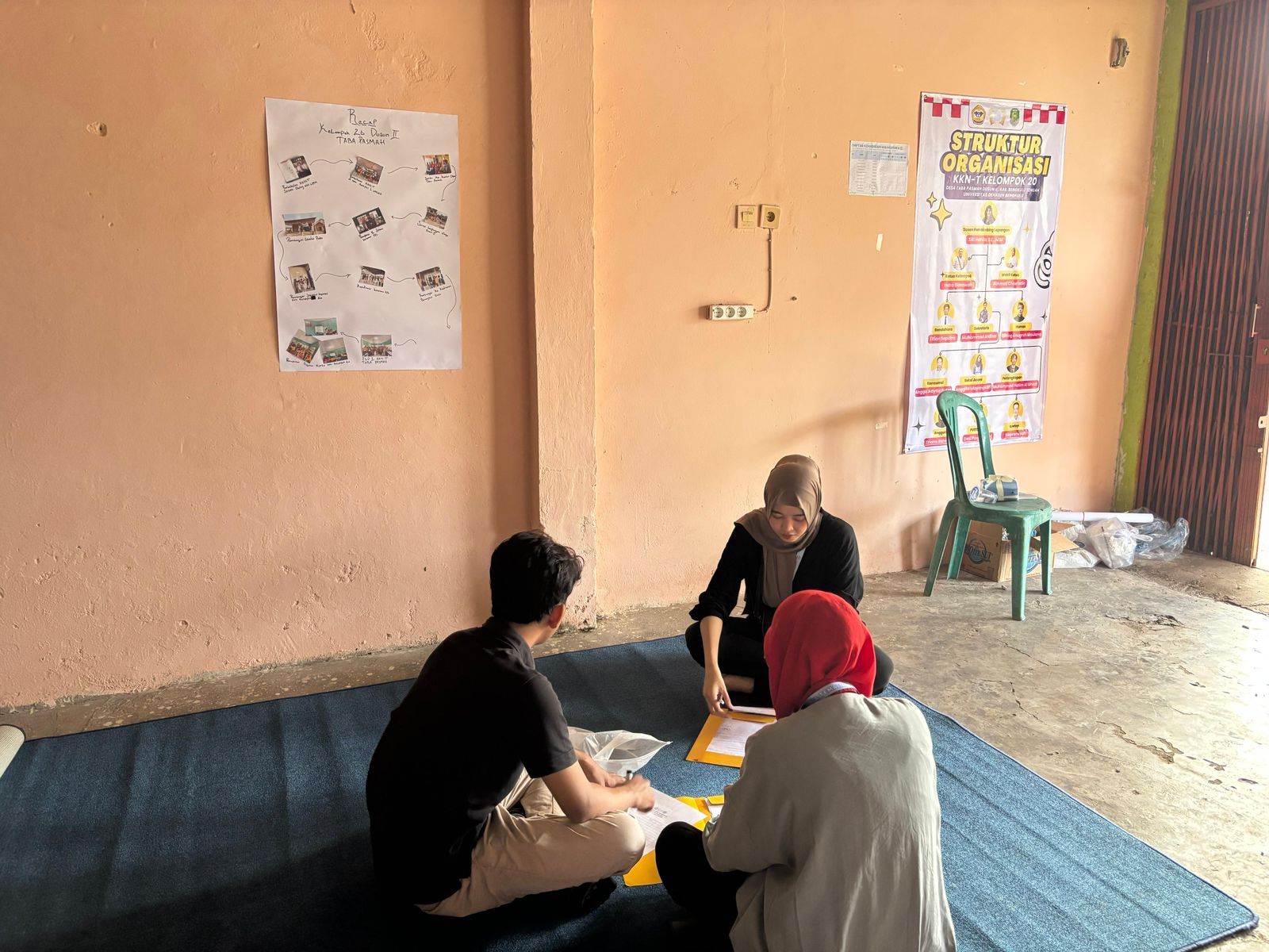 Kegiatan Kelompok 20 Diskusi Penyusunan Artikel dan Laporan Kegiatan KKN