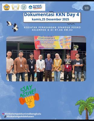 Pemasangan Spanduk Posko