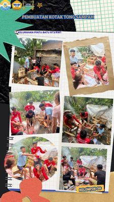 Pembuatan tong sampah 