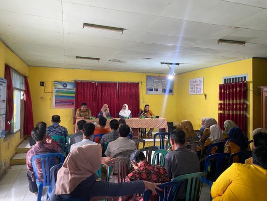 Silahturahmi dan serahterima KKN T di kelurahan pematang gubernur