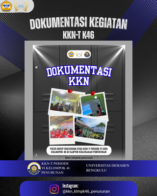 Focus Group Discussion KKN-T Periode VI Kelompok 46 di kelurahan penurunan