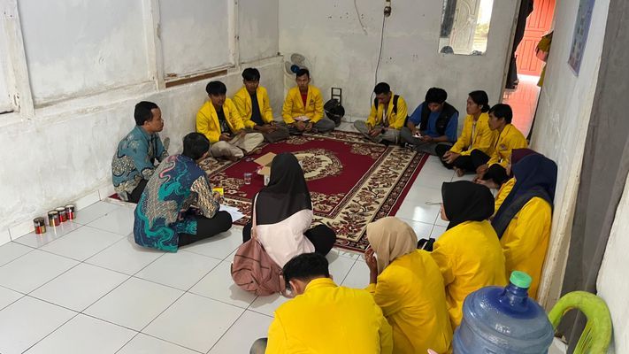 Monitoring bersama tim lppm di posko 50 anggut bawah