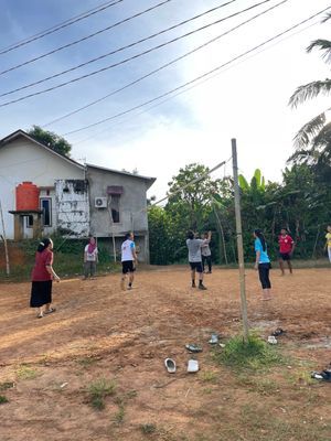kegiatan voli sore
