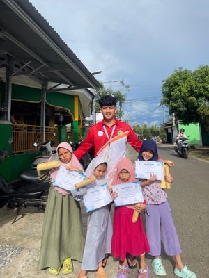 Foto sama sang juara Surah pendek Adek2 pematang Gubernur Kelompok 24