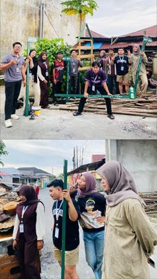 HARI KE TIGA PEMASANGAN PLANG PETUNJUK ARAH